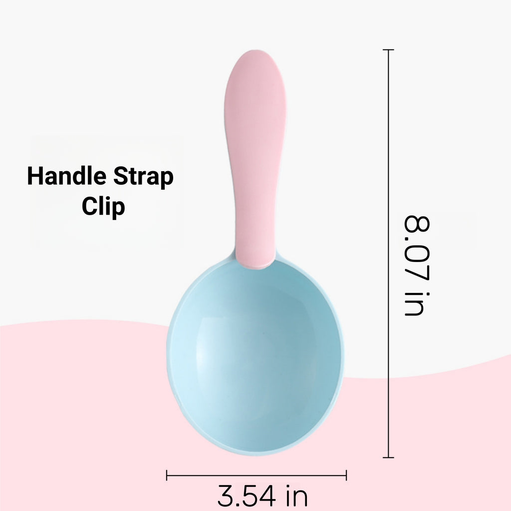 Simple Color-Block Pet Food Scoop