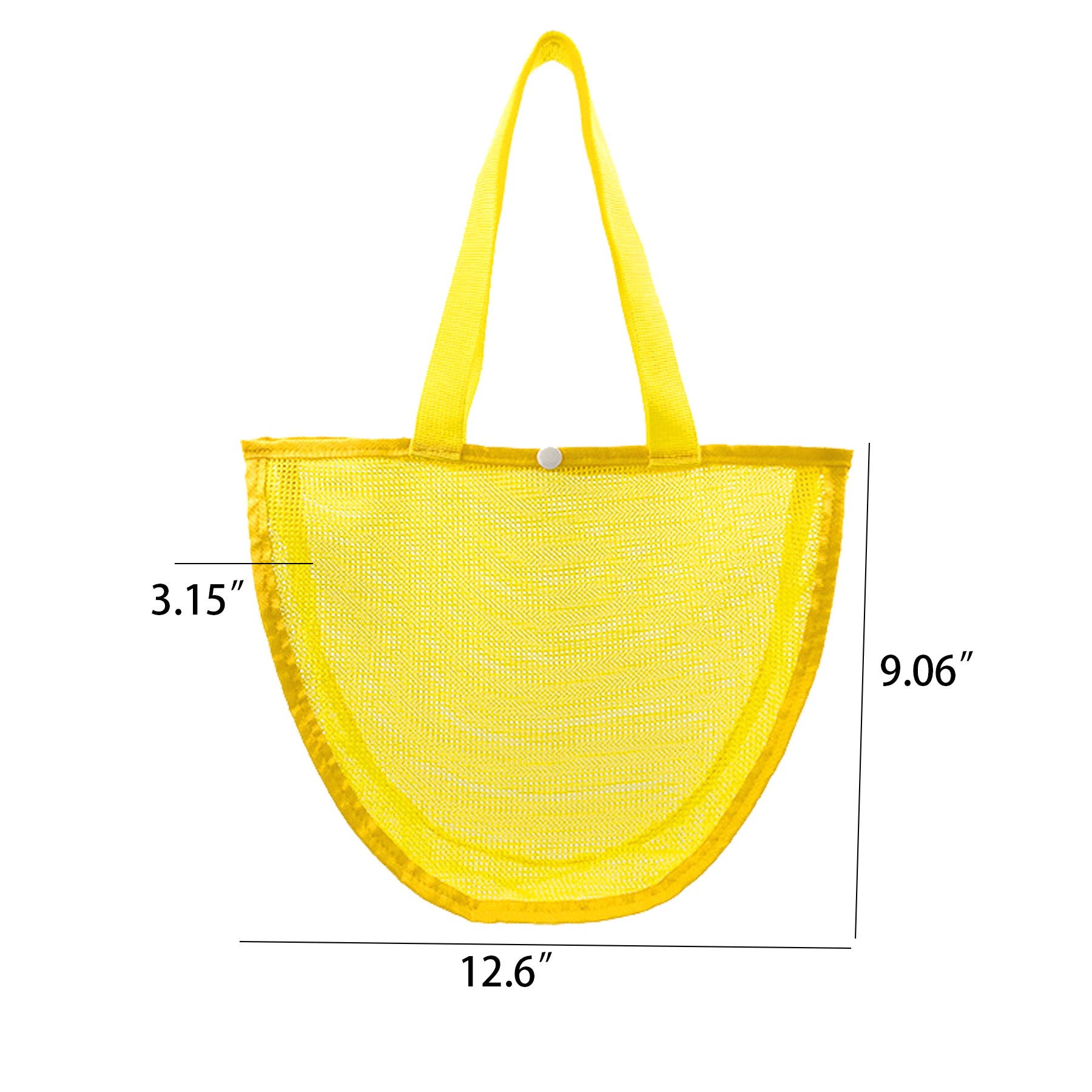 Children's Colorful Mesh Beach Seashell Bags