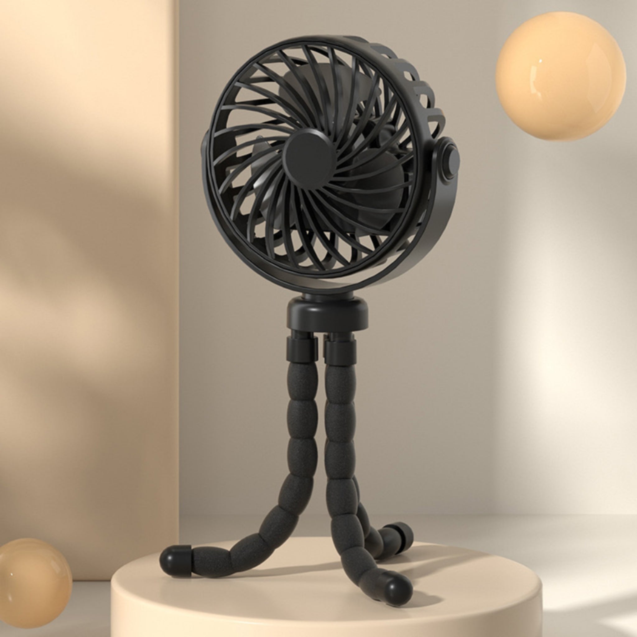 USB Charged Lithium Battery Octopus Mini Fan