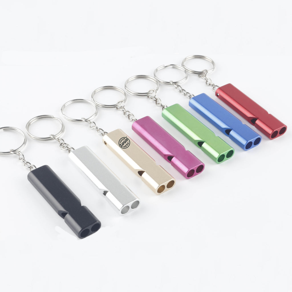 Aluminum Alloy Whistle Keychain