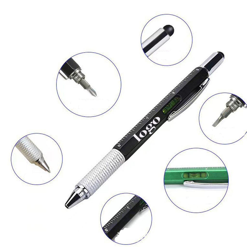 6-In-1 Multifunctional Tool Ballpoint Pen