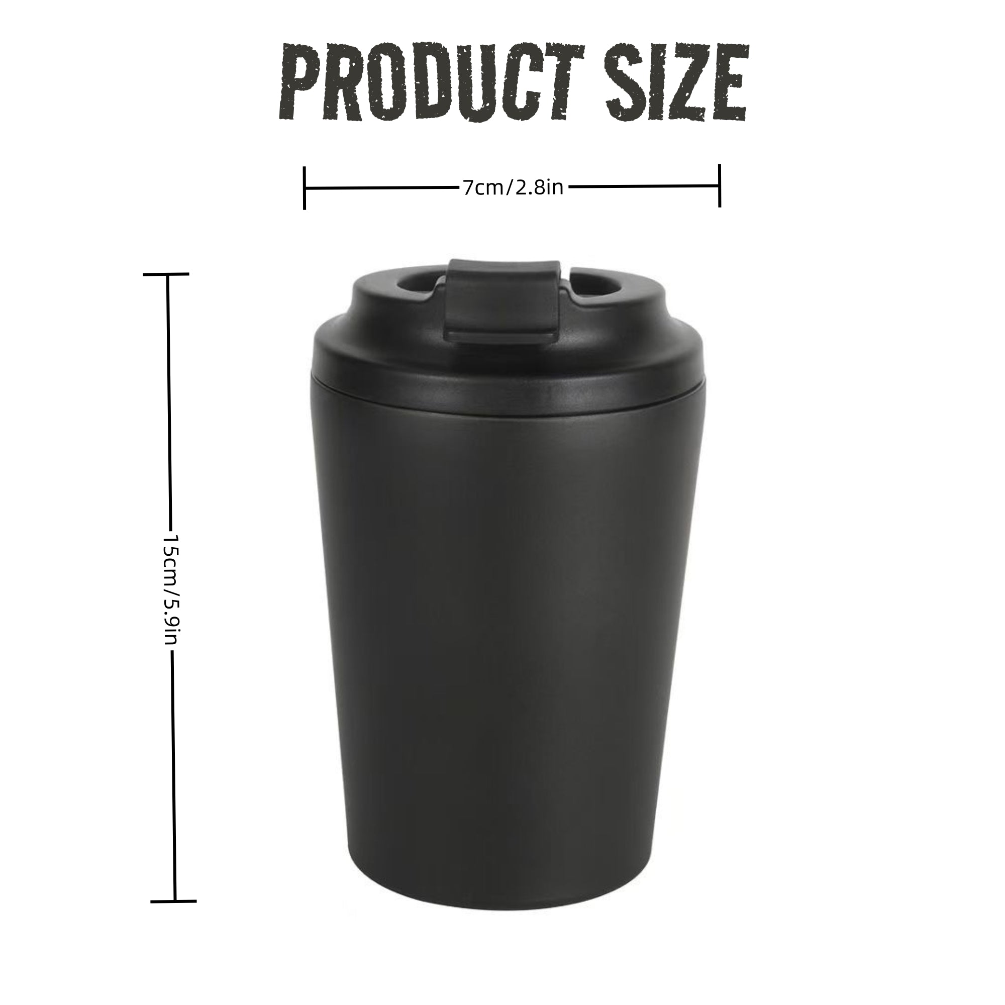 12oz Stainless Steel Coffee Cup