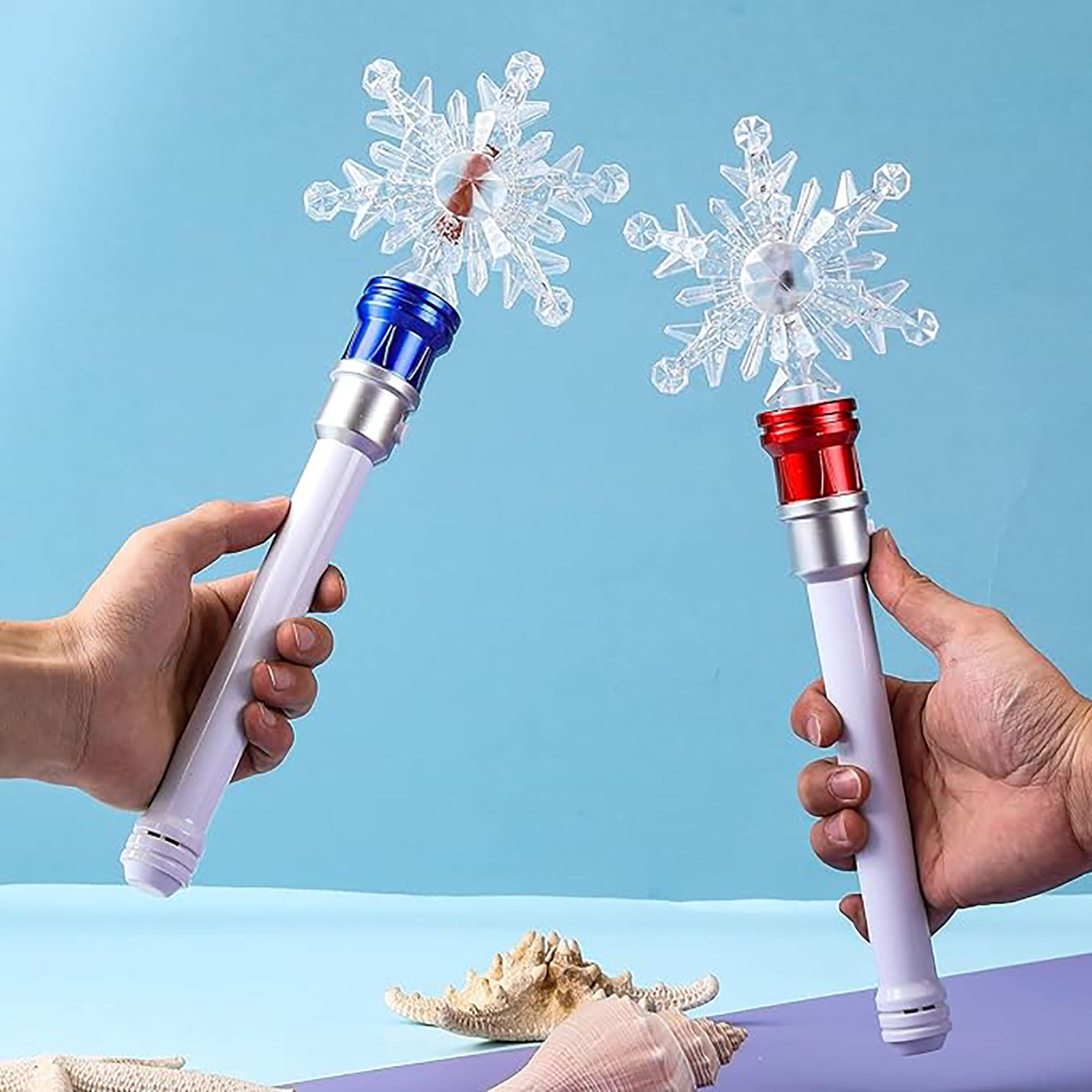 Light Up Frozen Snowflake Wand