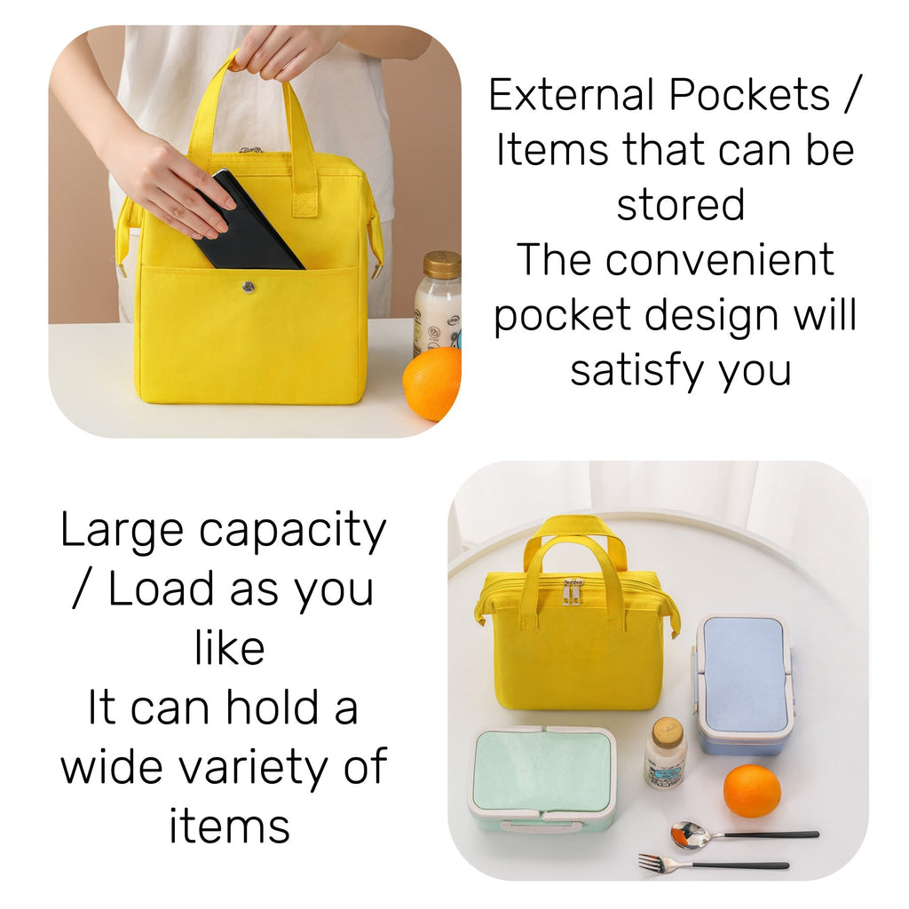 Portable And Large-Capacity Macaron-Colored Ice Bag