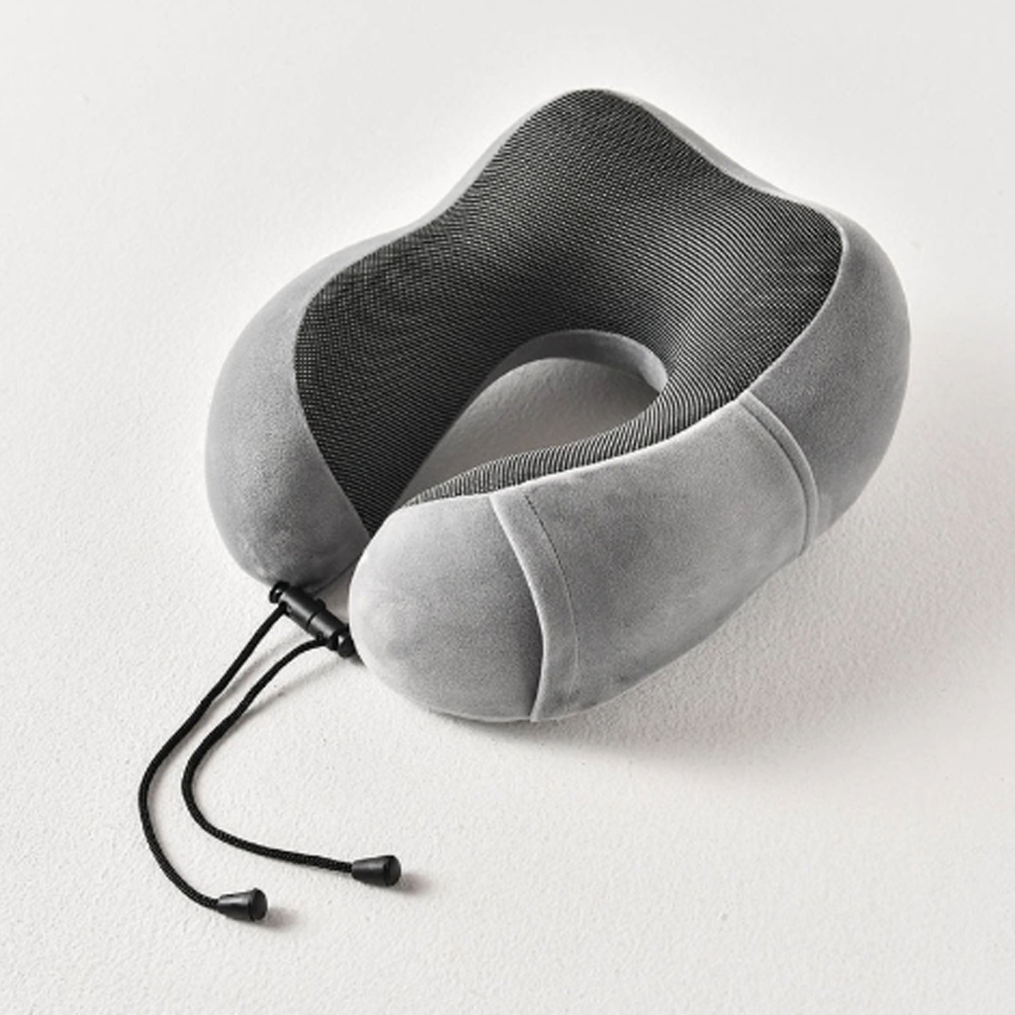 Memory Foam U-Neck Pillow, Ergonomic Travel Neck Support