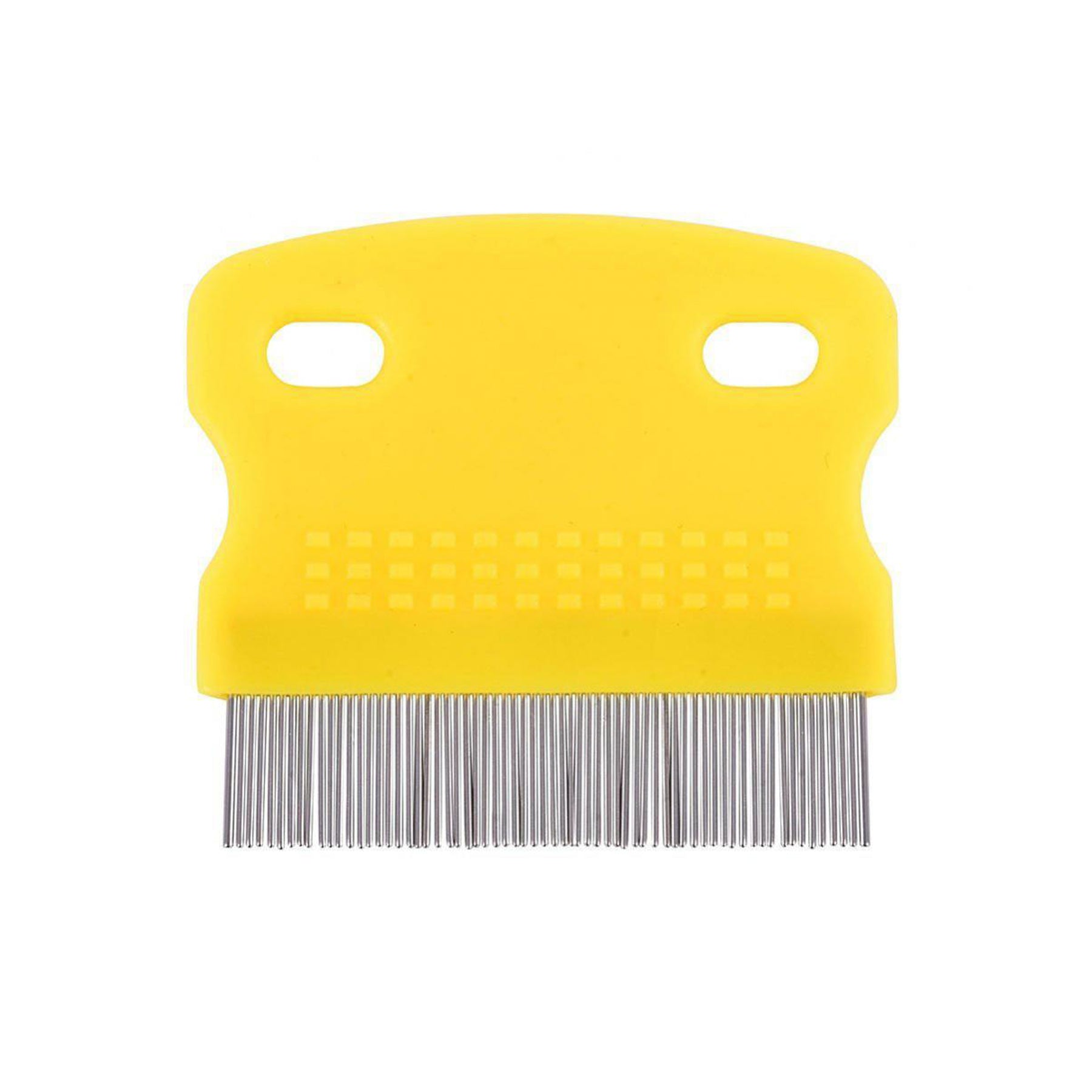 Stainless Steel Pet Grooming Comb W/ Plastic Handle