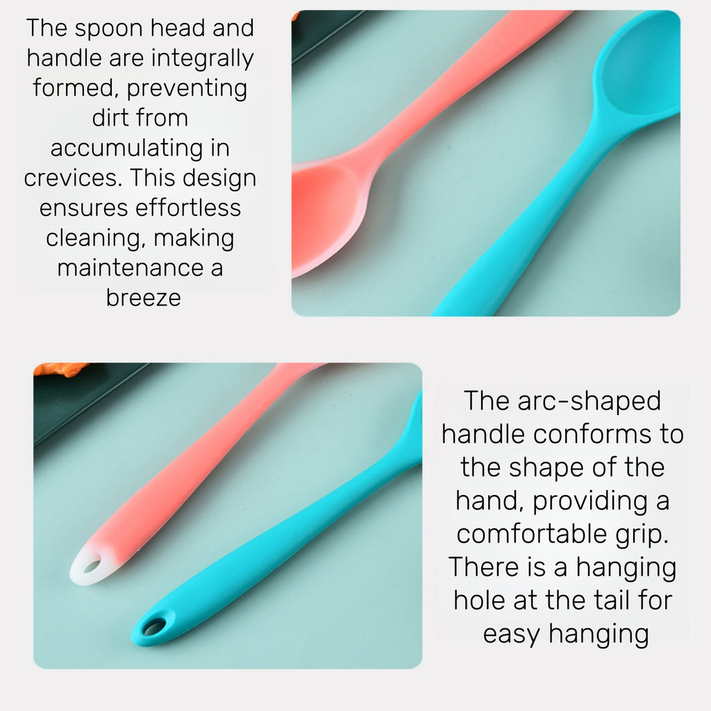 Heat-resistant Silicone Stirring Spoon