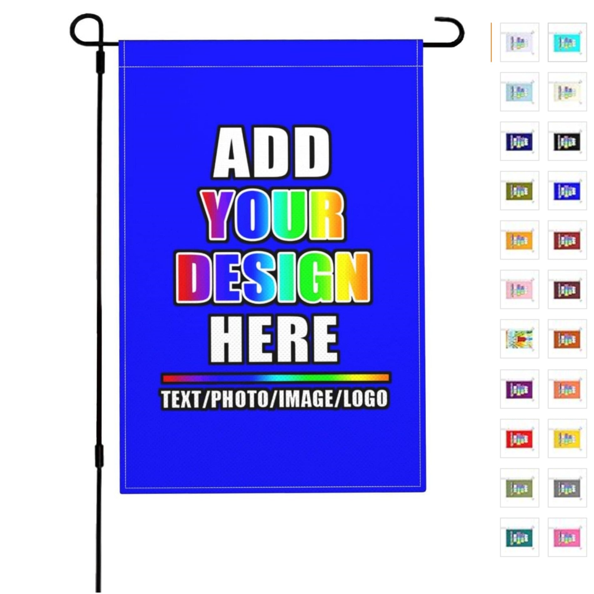 Customized Multi-Color Double-Sided Garden Flag