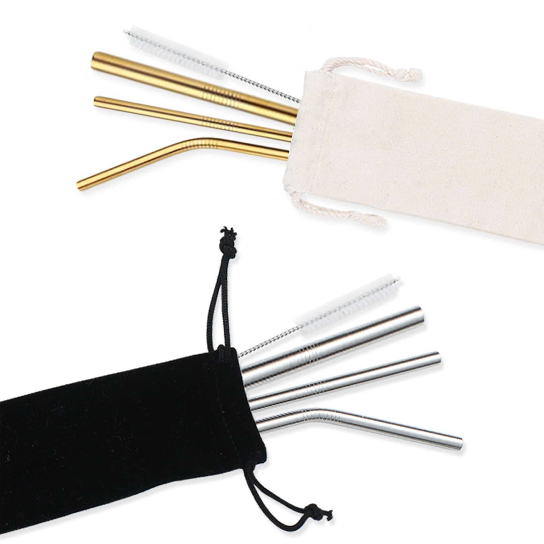 Stainless Steel Straw Set