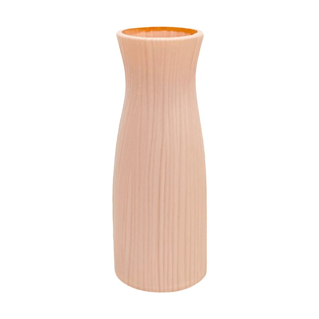 Scandinavian Ceramic Look Plastic Vase Moody Tones Decor