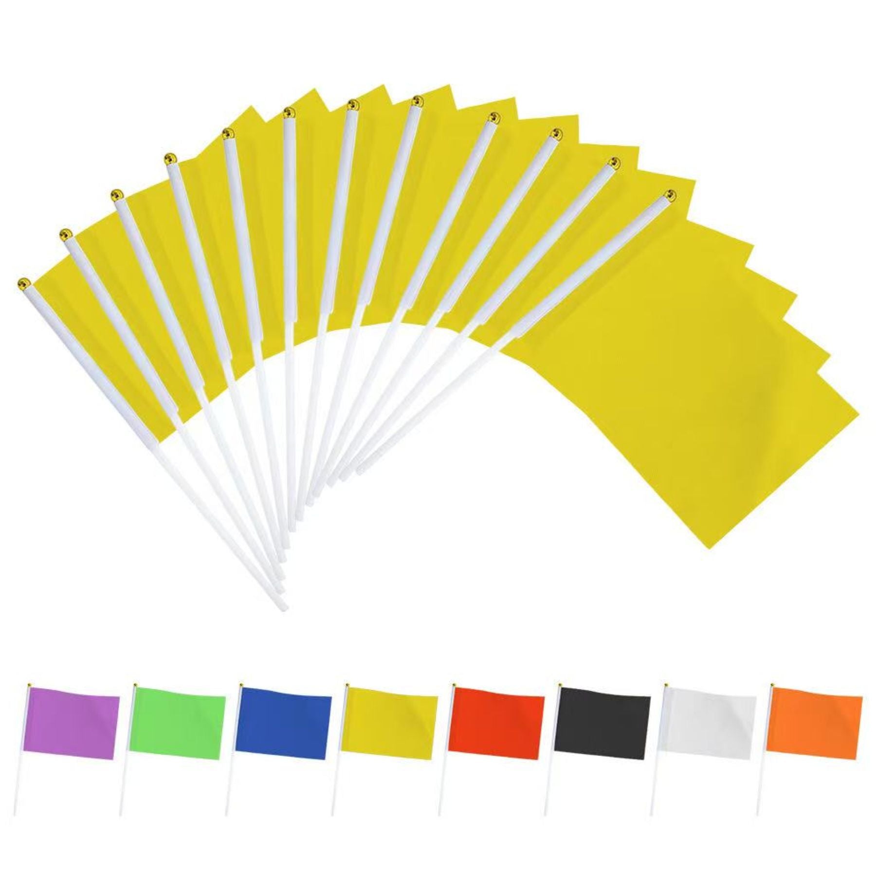 Solid-Color Hand-Cranked Flag