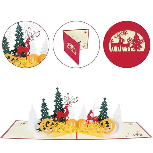 3D Christmas Greeting Card