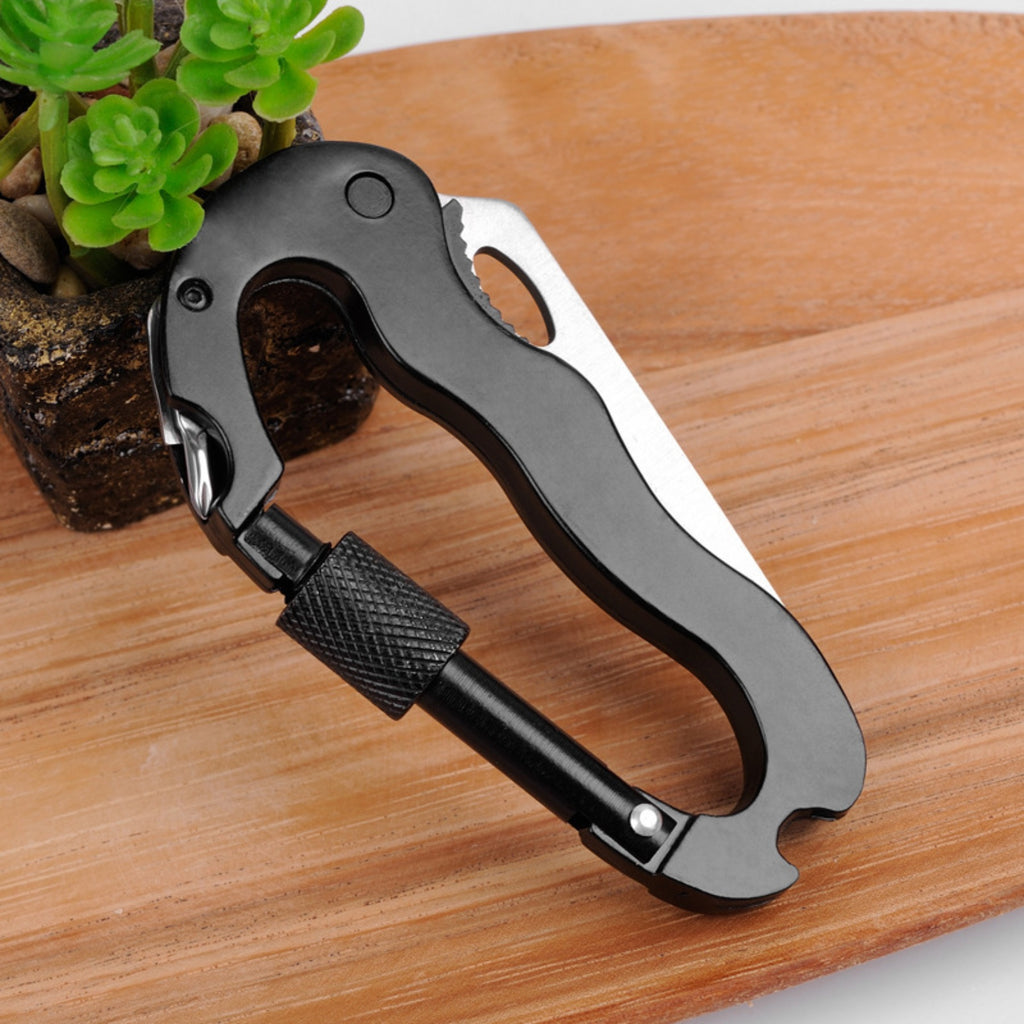 D-Type Carabiner Folding Knive