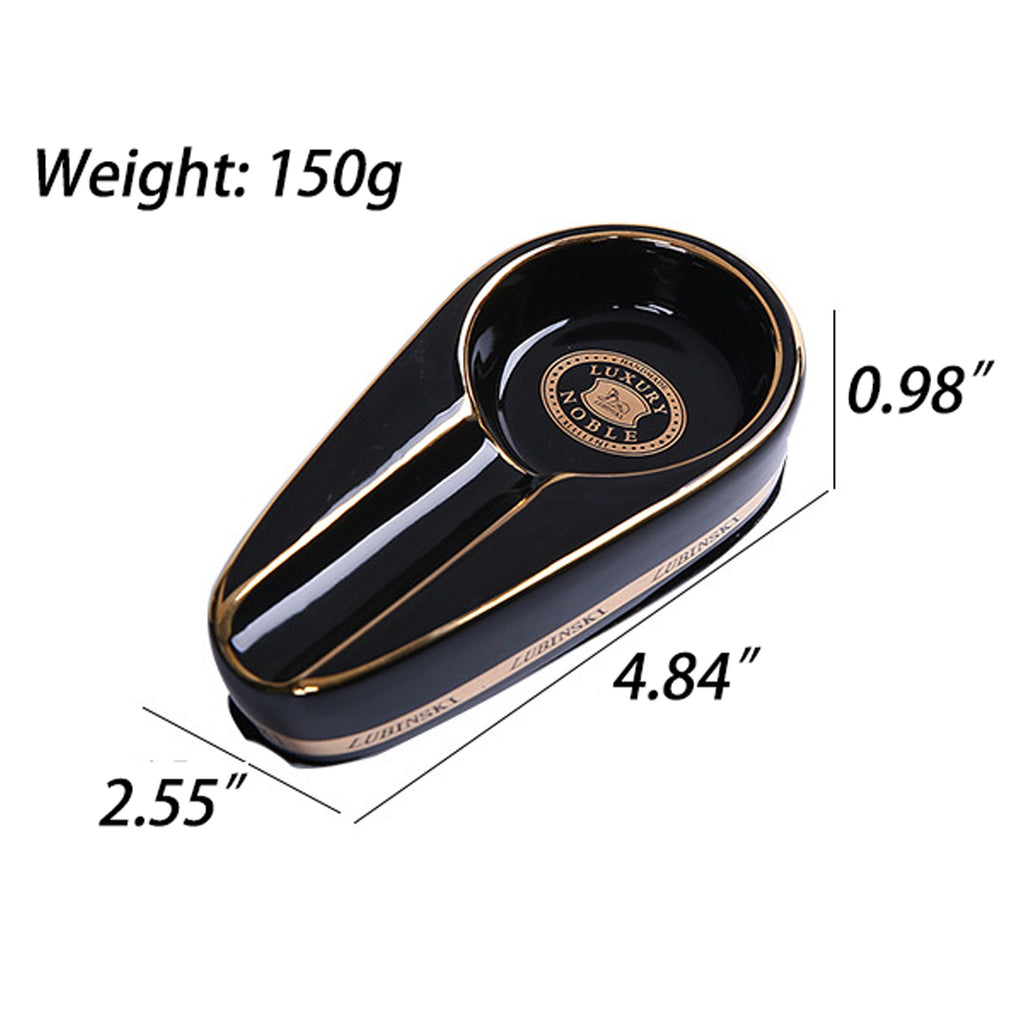 Creative Portable Ceramic Cigar Ashtray