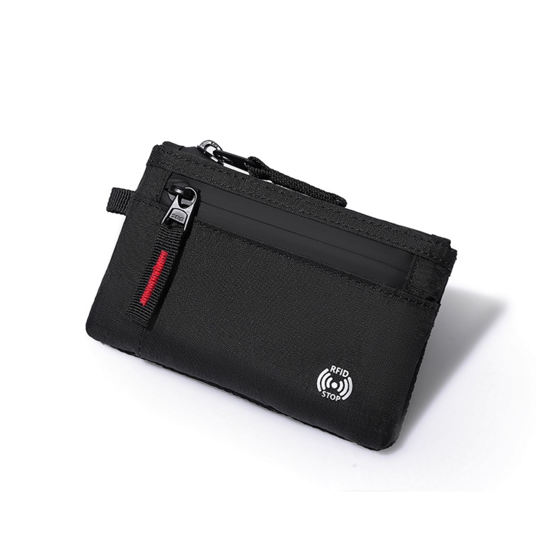Anti - Theft Card - carrying Coin Pouch with Keychain