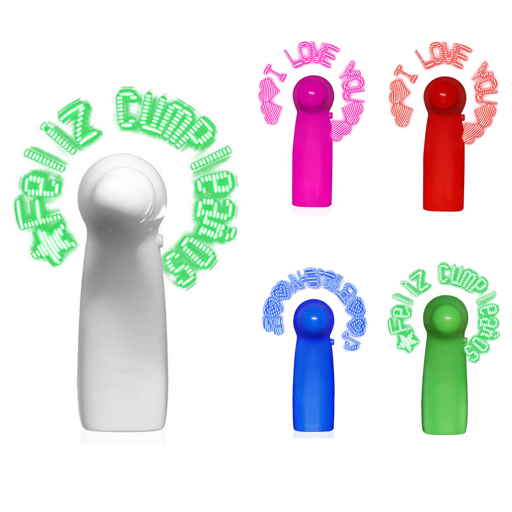 Flashing Logo Powered Fan