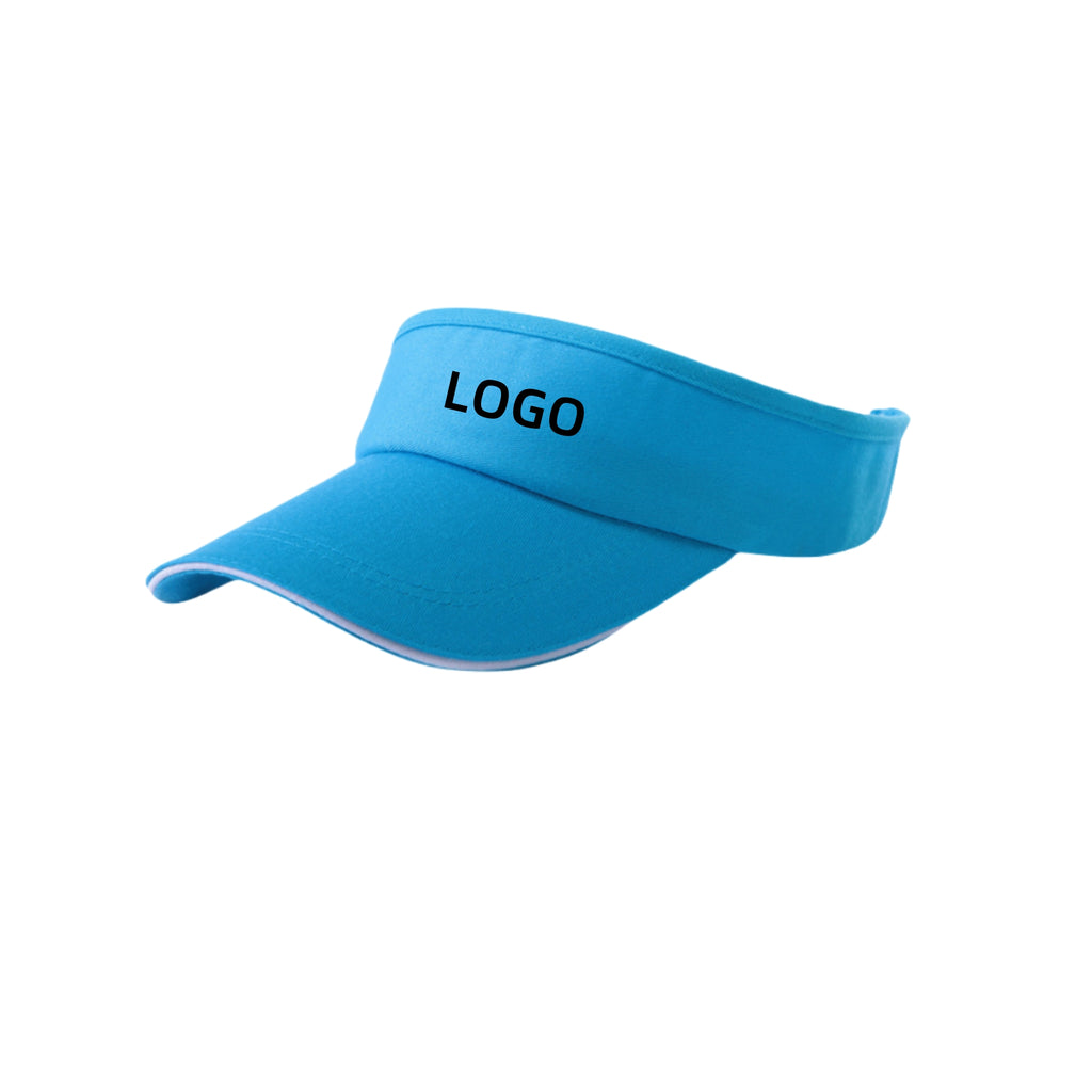 Hook And Loop Adjustable Visor Style Sun Hat