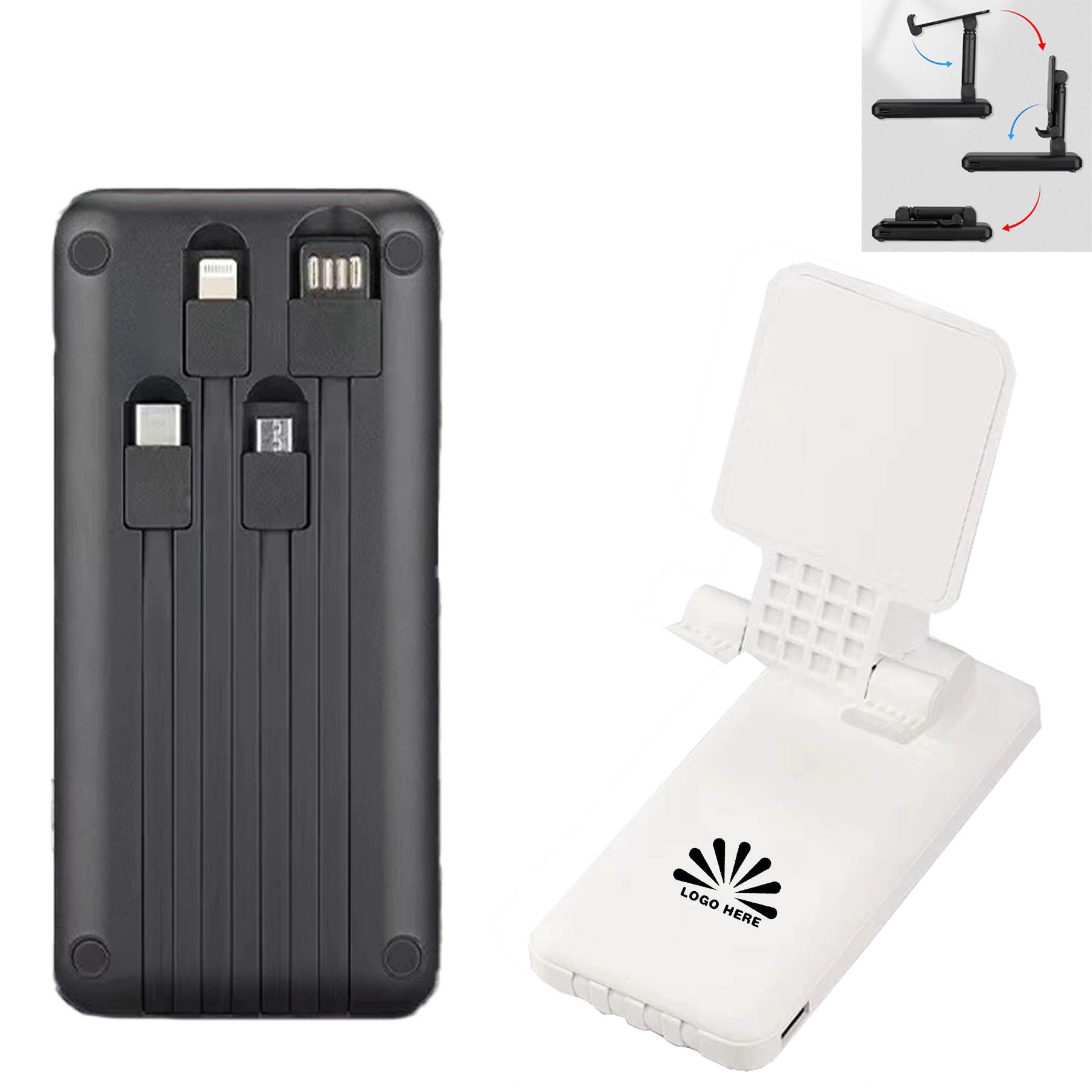 Multi Function Portable Charger Stand