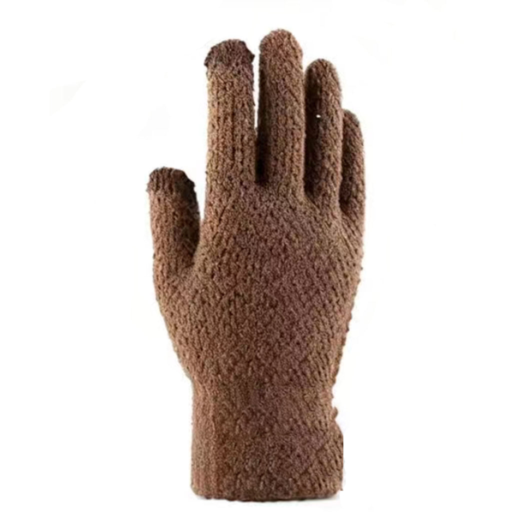 Acrylic Fleece Lined Knit Touchscreen Gloves