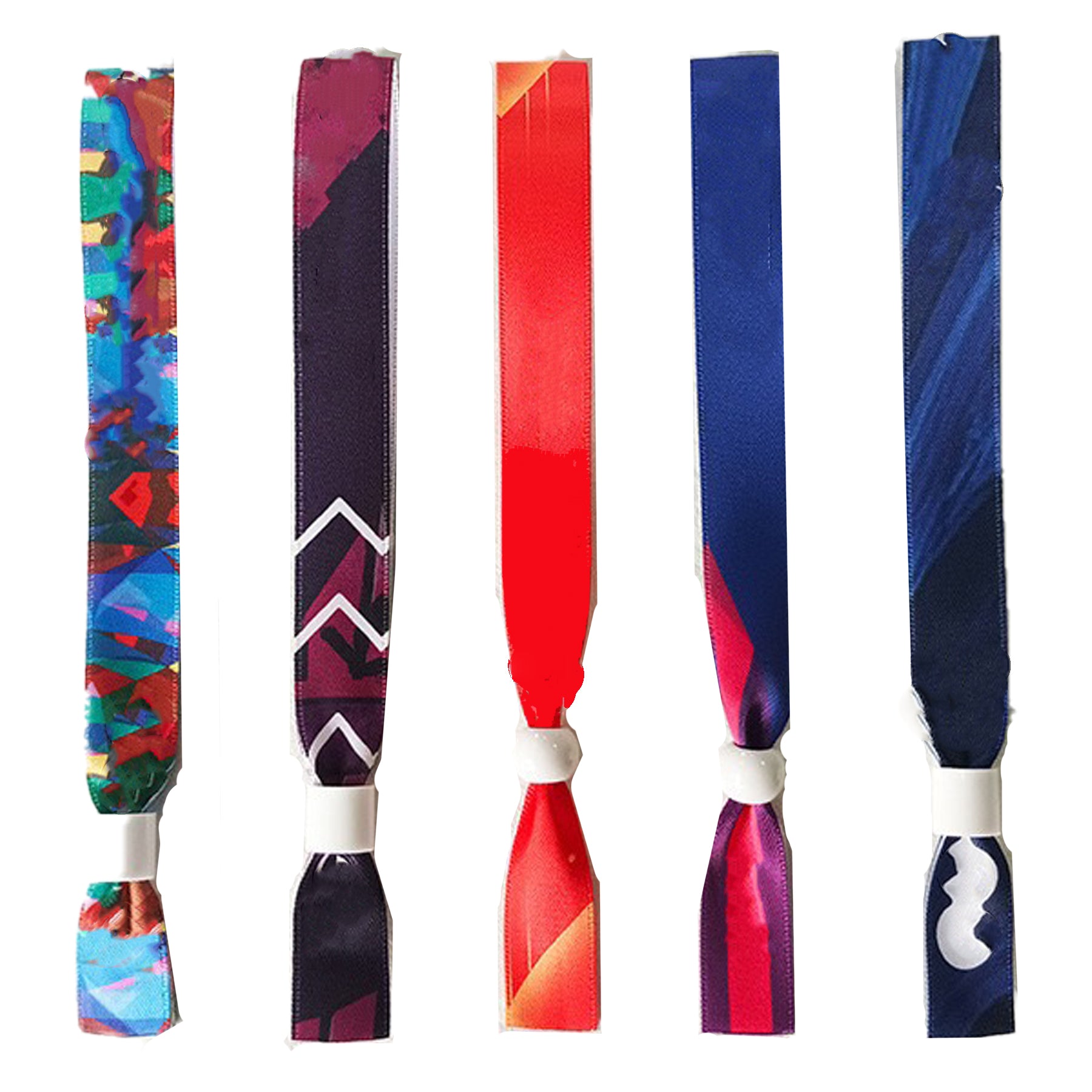 1/2" Ribbon Event Wristbands with Locking Bead