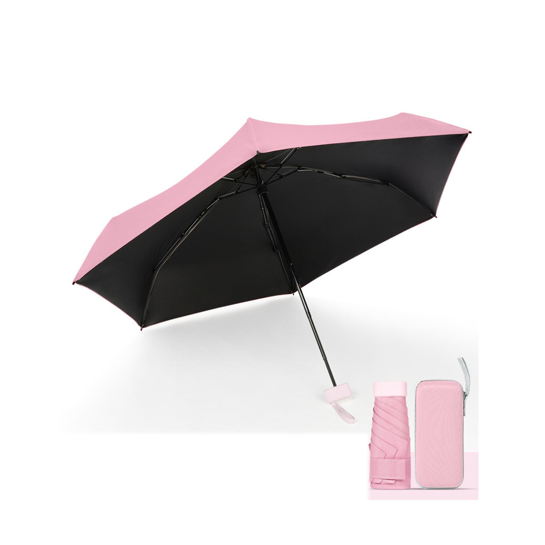 Sunscreen And UV Resistant Folding Compact Portable Sunshade Umbrella