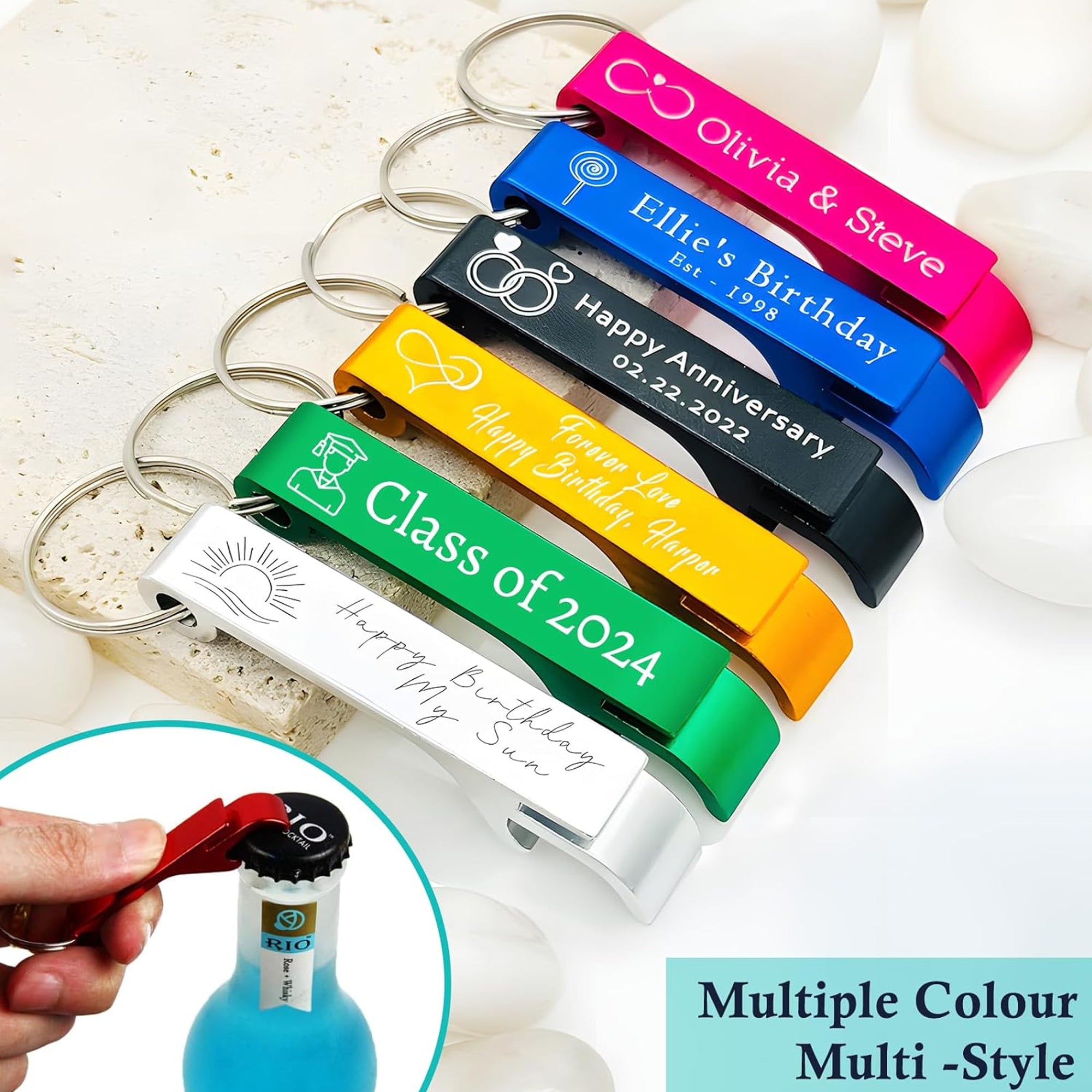 Colorful Beer Bottle Openers