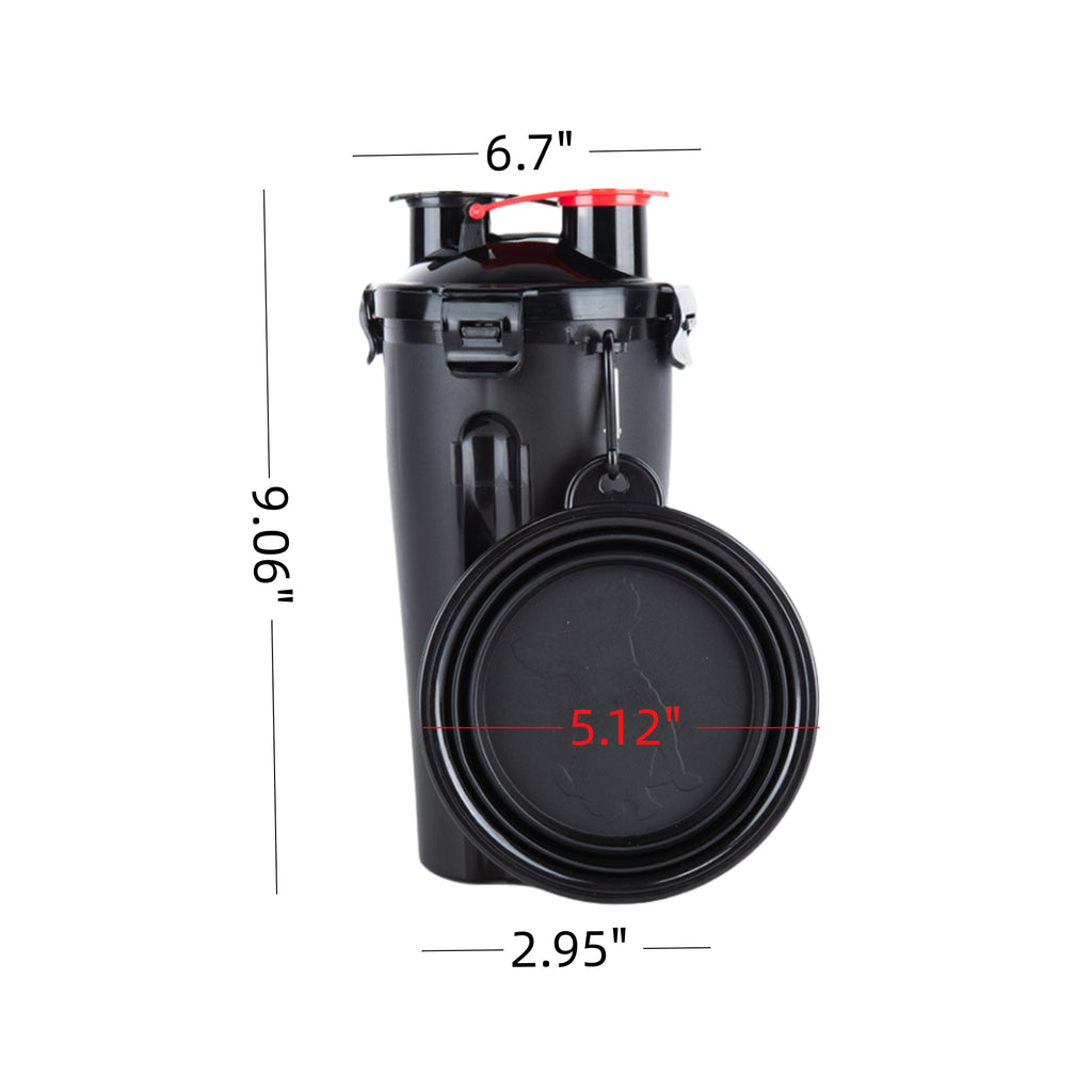 Environmentally Friendly 2 in 1 Portable Leak Proof Dog Water Cup