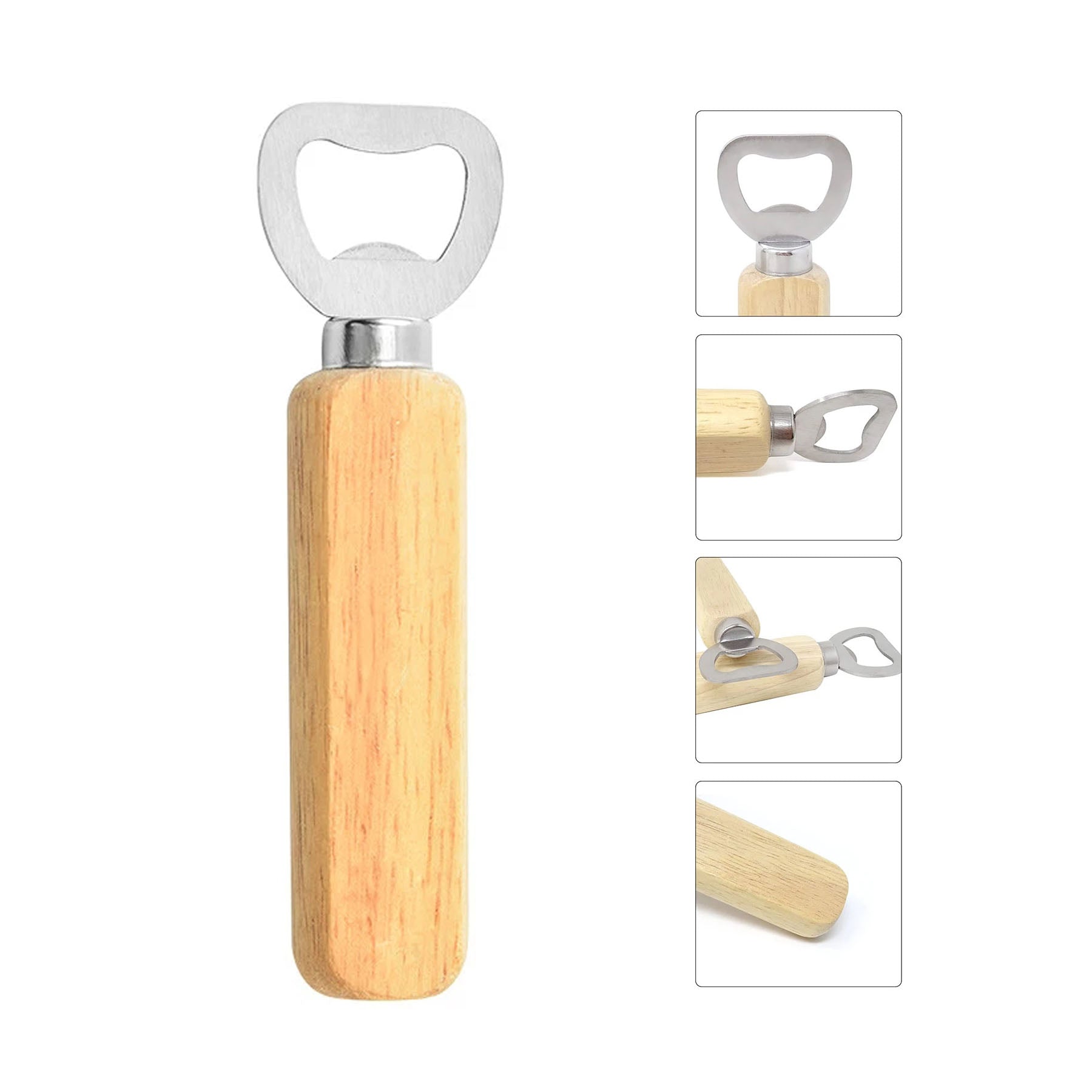 Wood Handled Bottle Opener