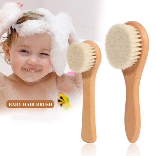 Baby Bathing Wool Brush
