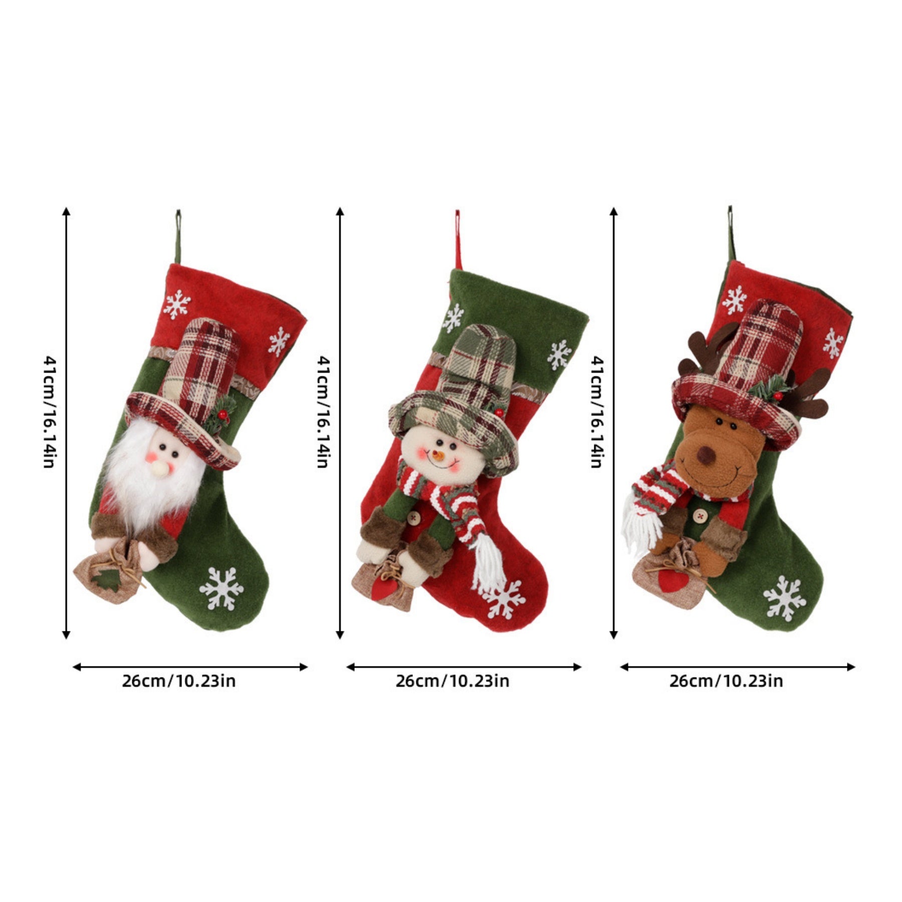 Christmas Stocking Classic Large Stockings Santa