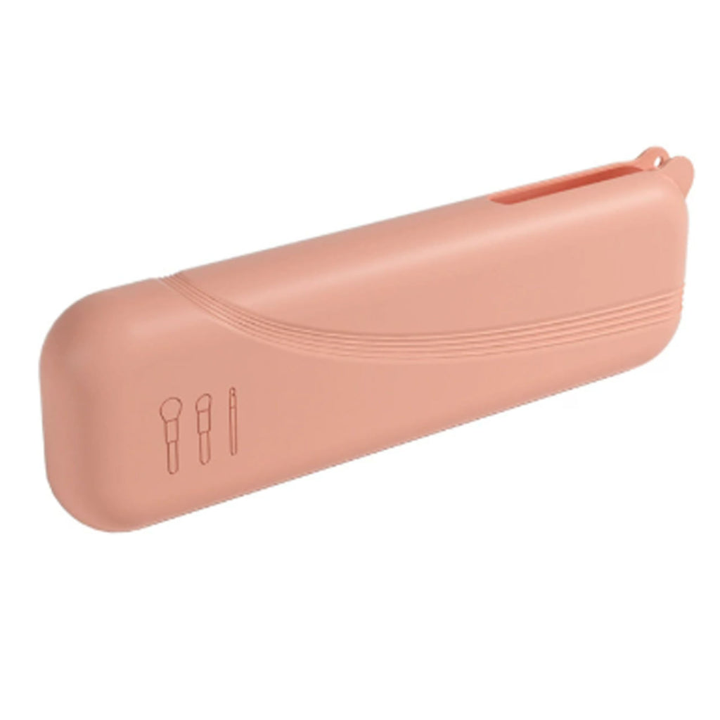 Silicone Makeup Brush Storage Case with Snap Design