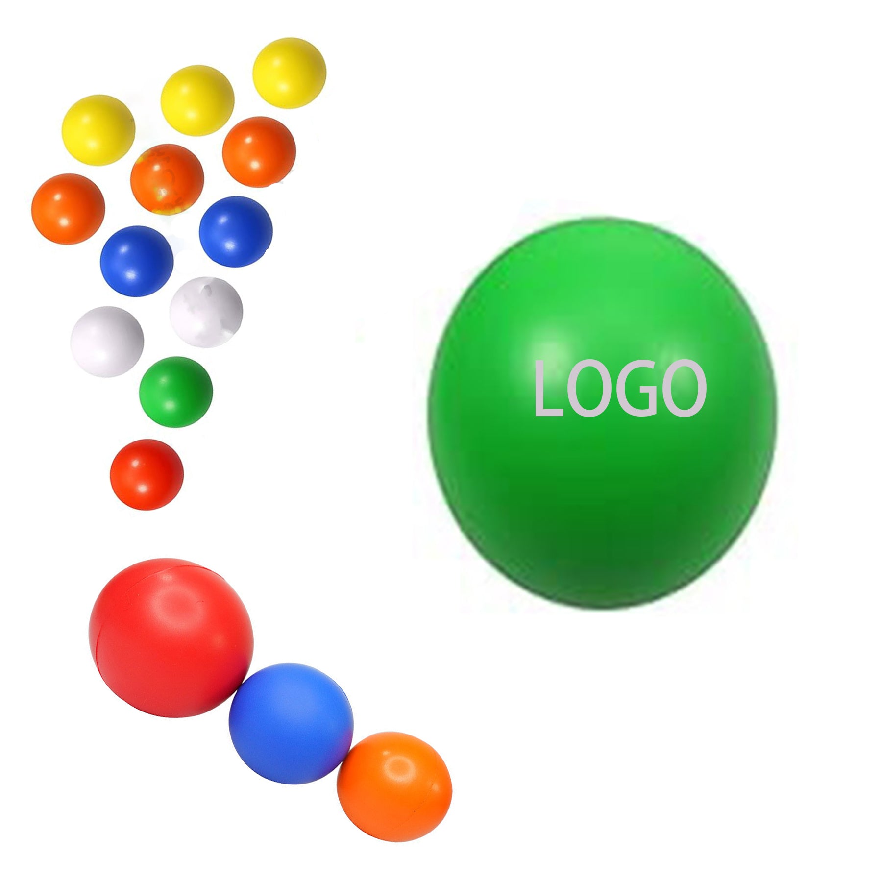 Foam Solid Smooth Sponge Pressure Ball, High Elasticity Pressure Reducing Ball