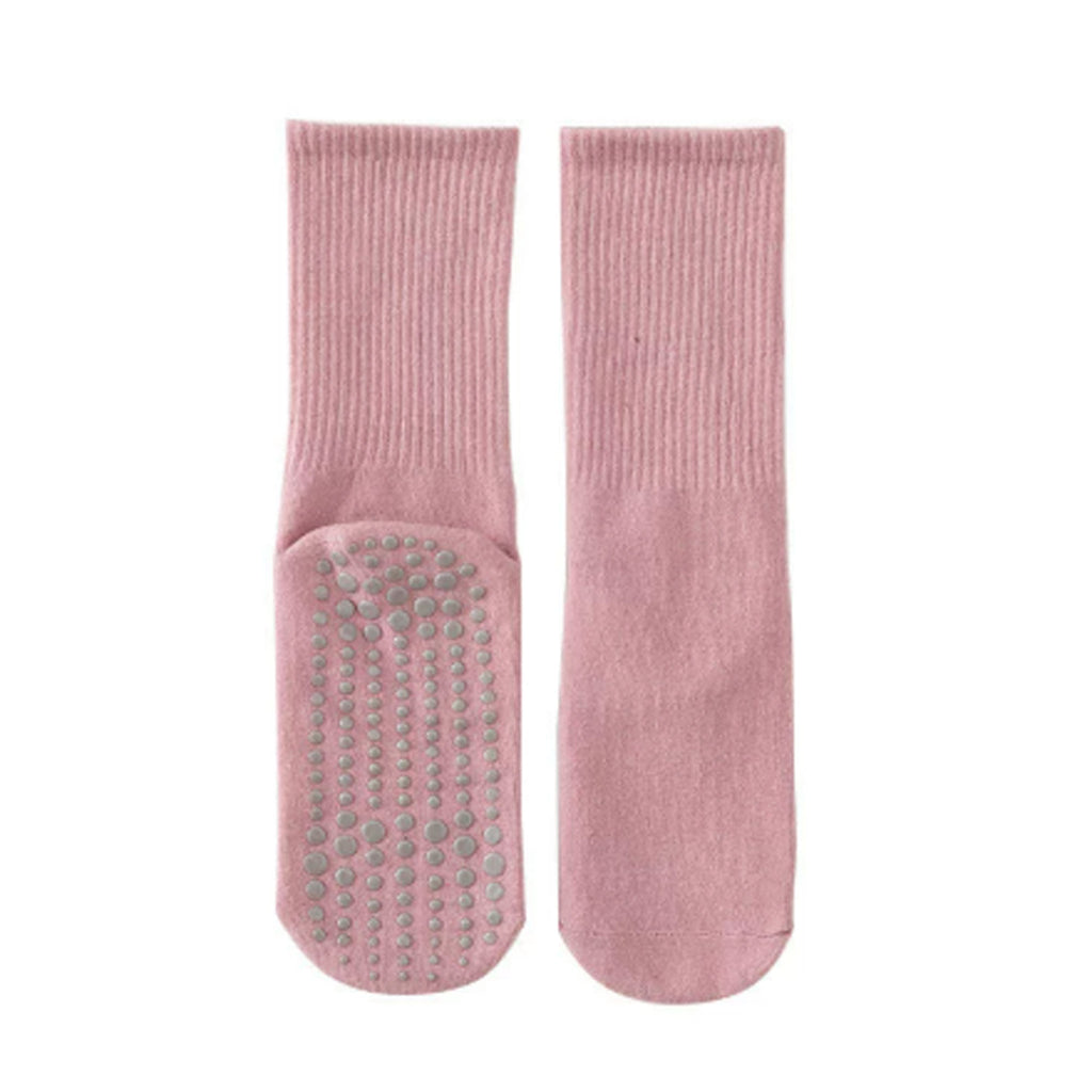 Cotton Non Slip Socks with Silicone Grips Yoga Socks