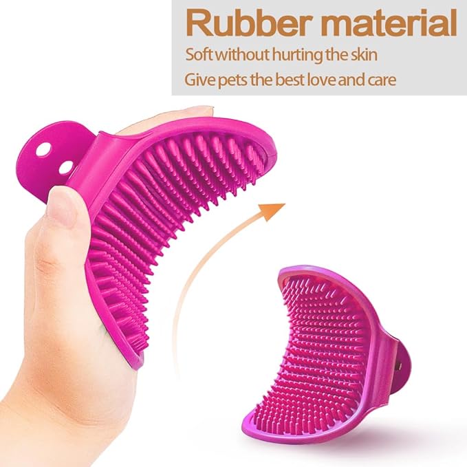 Pet Bath Brush Silicone Massage Brush
