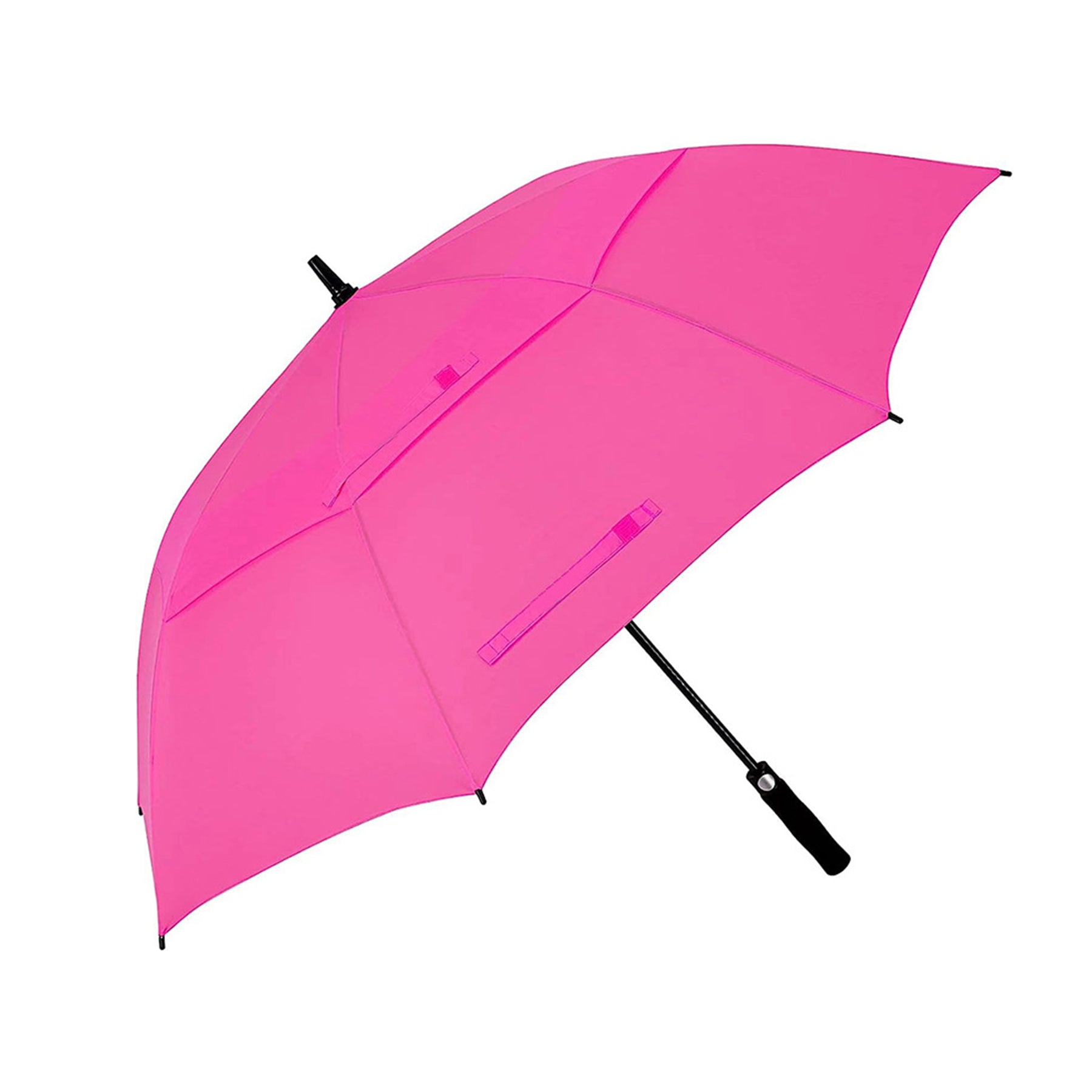 Automatic Double Layered Golf Large Handle Umbrella