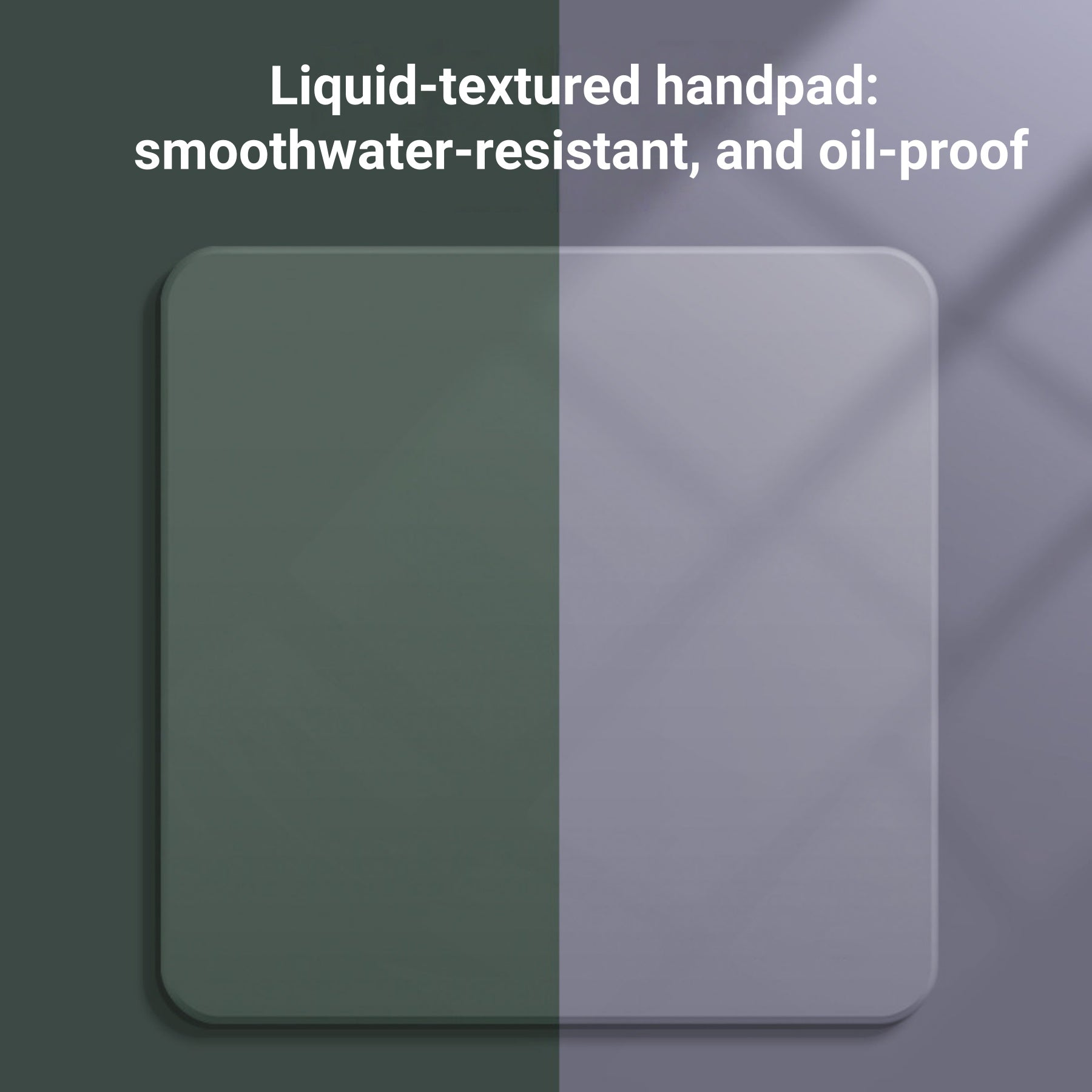 Liquid-textured Faux Leather Mouse Pad