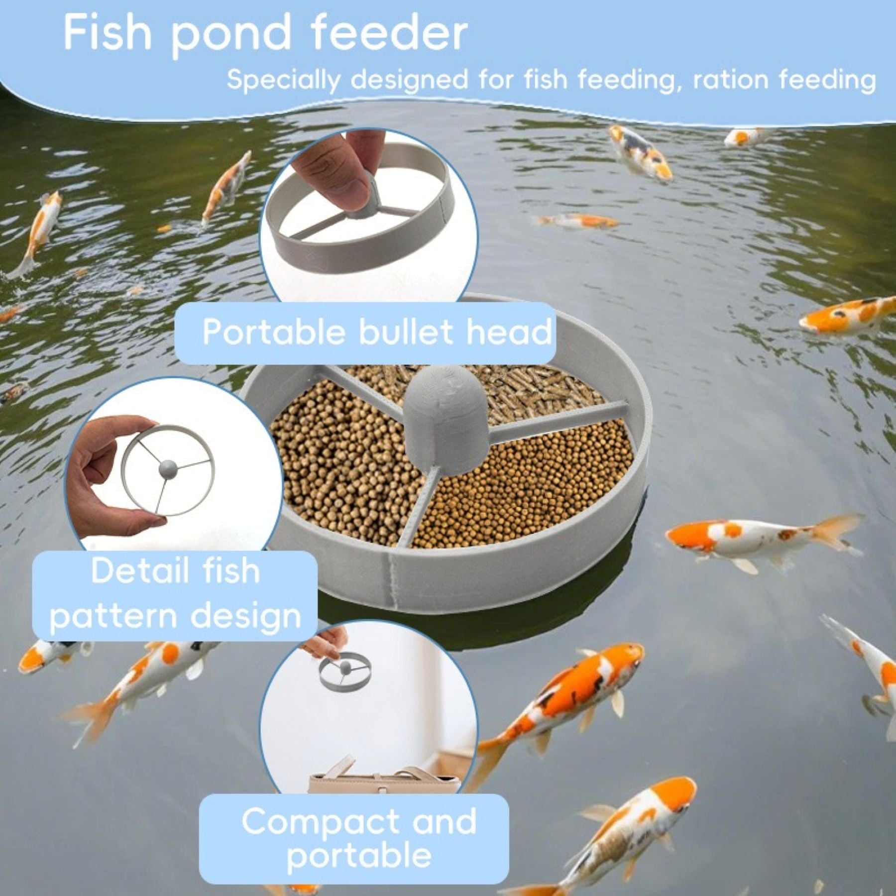 Fish Pond Feeder