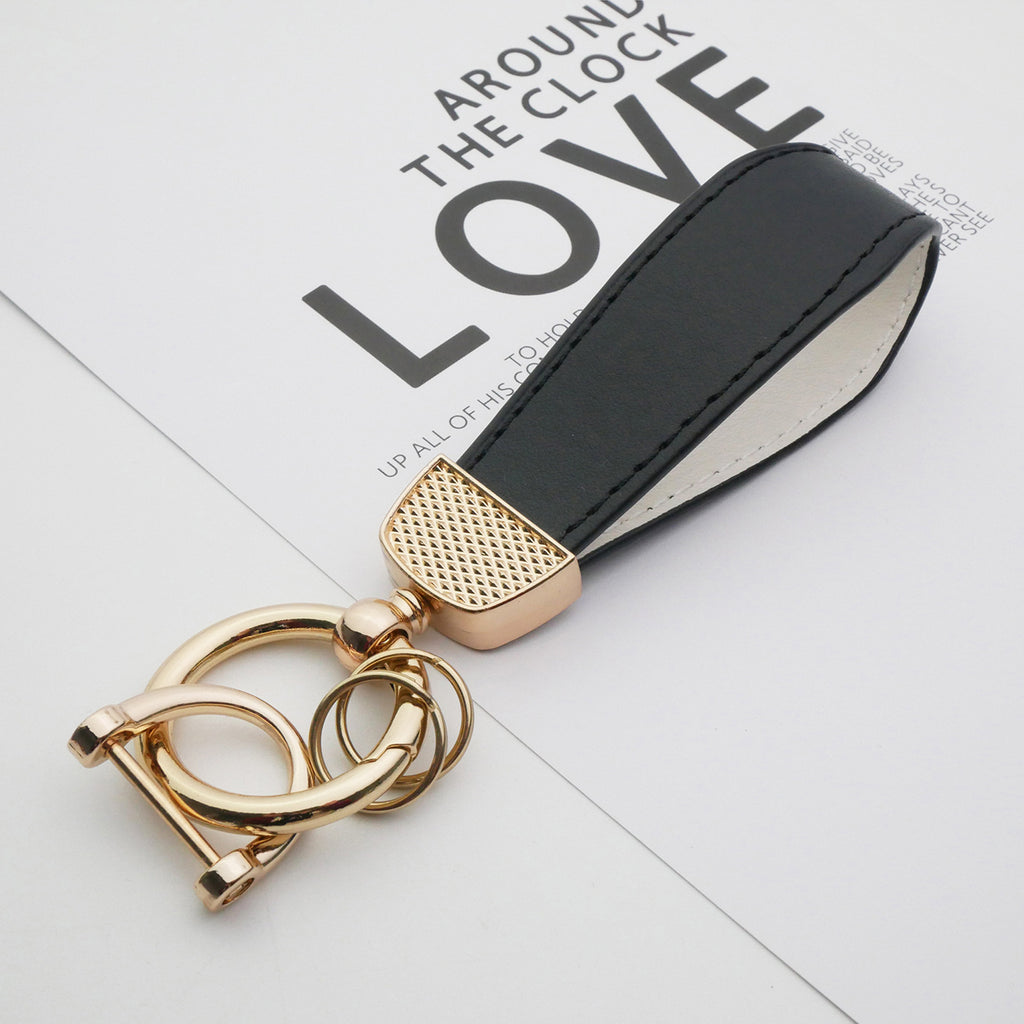 Leather Car Keychain