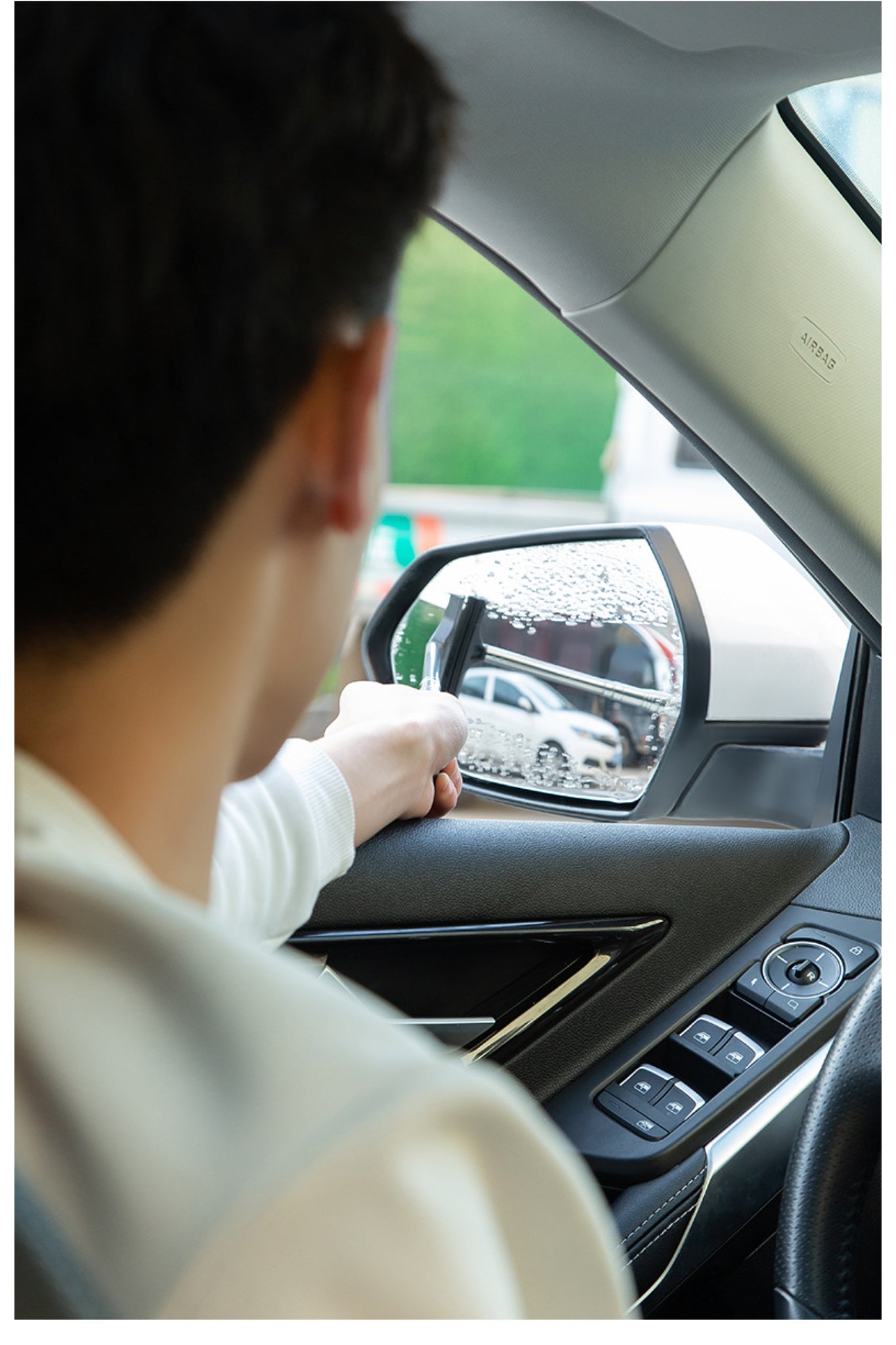 Car Rearview Mirror Wiper