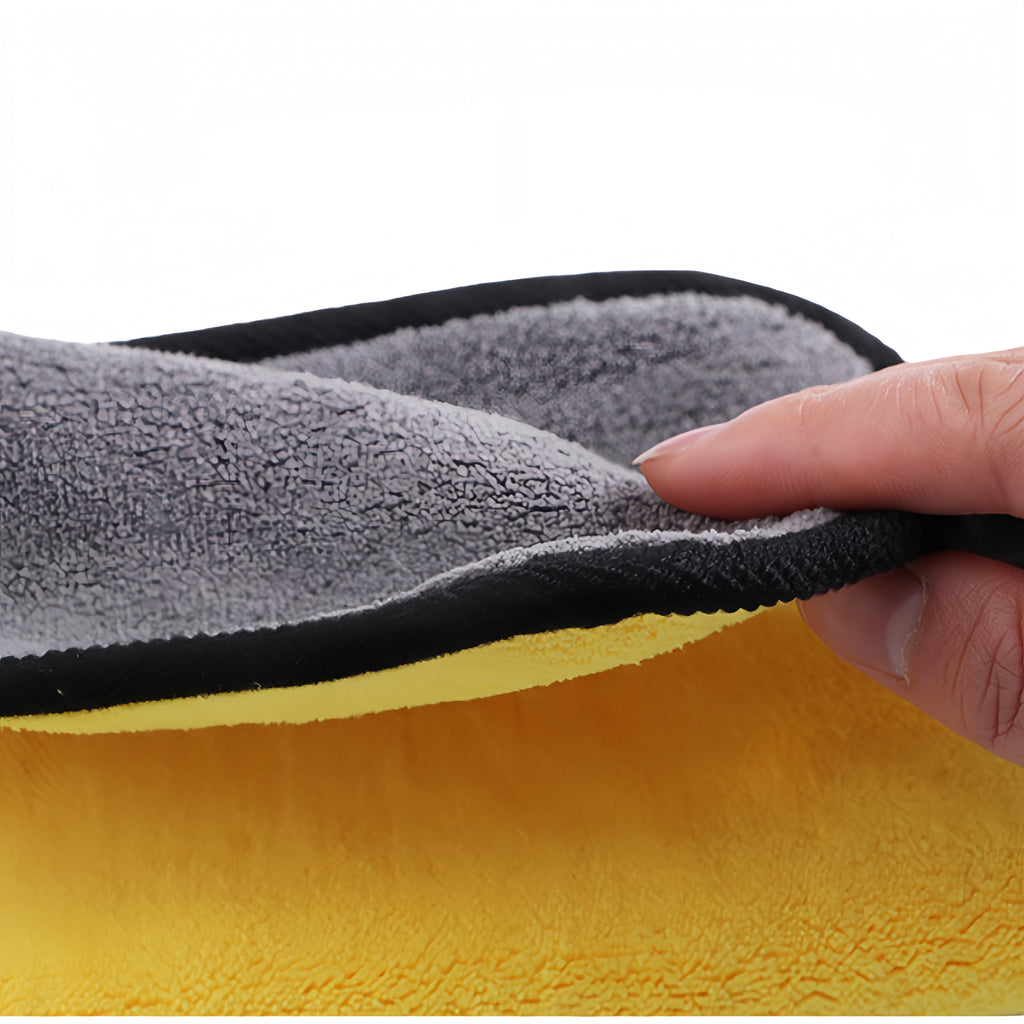 High-Density Coral Fleece Double-Sided Square Hanging Towel
