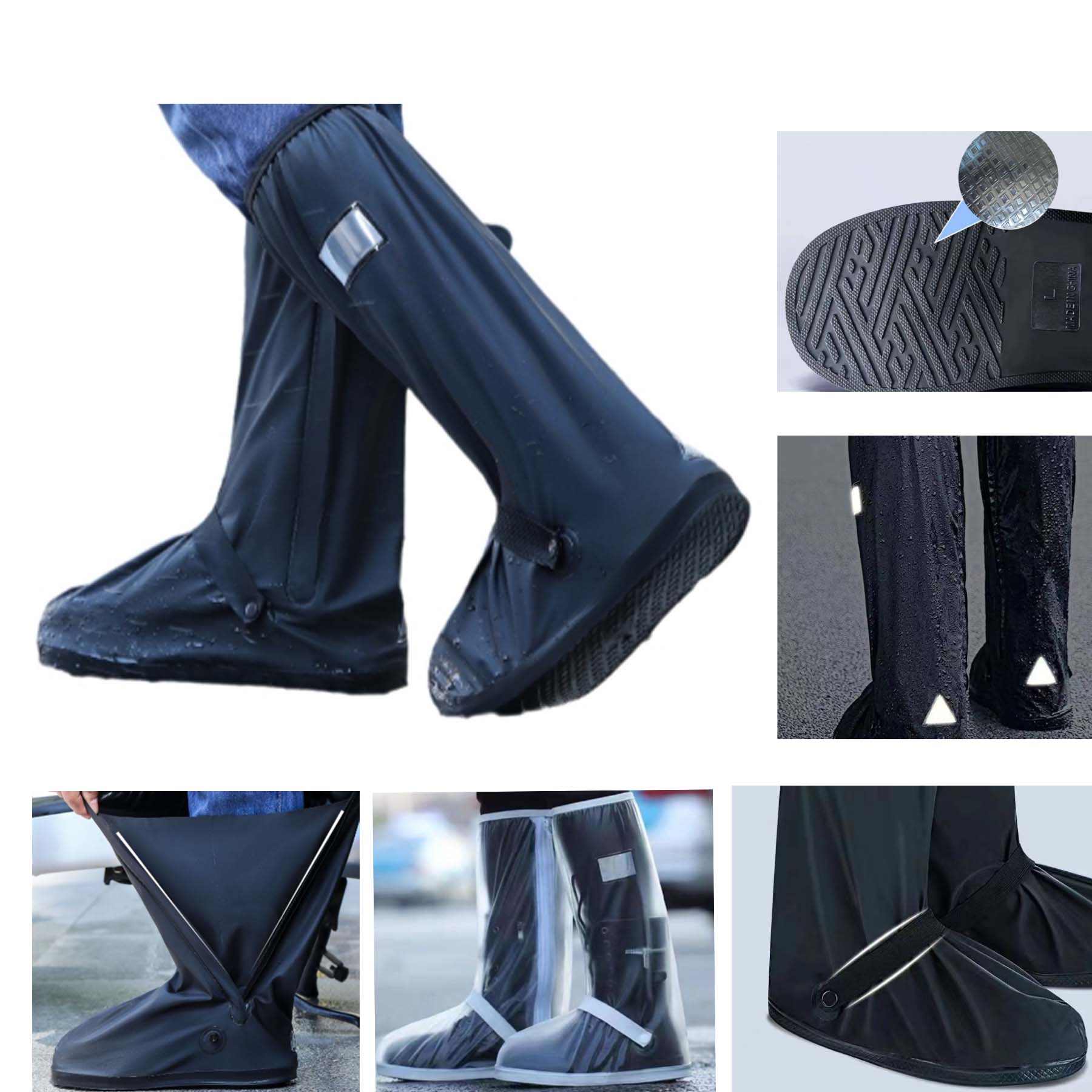 High Top Anti Slip Silicone Shoe Cover