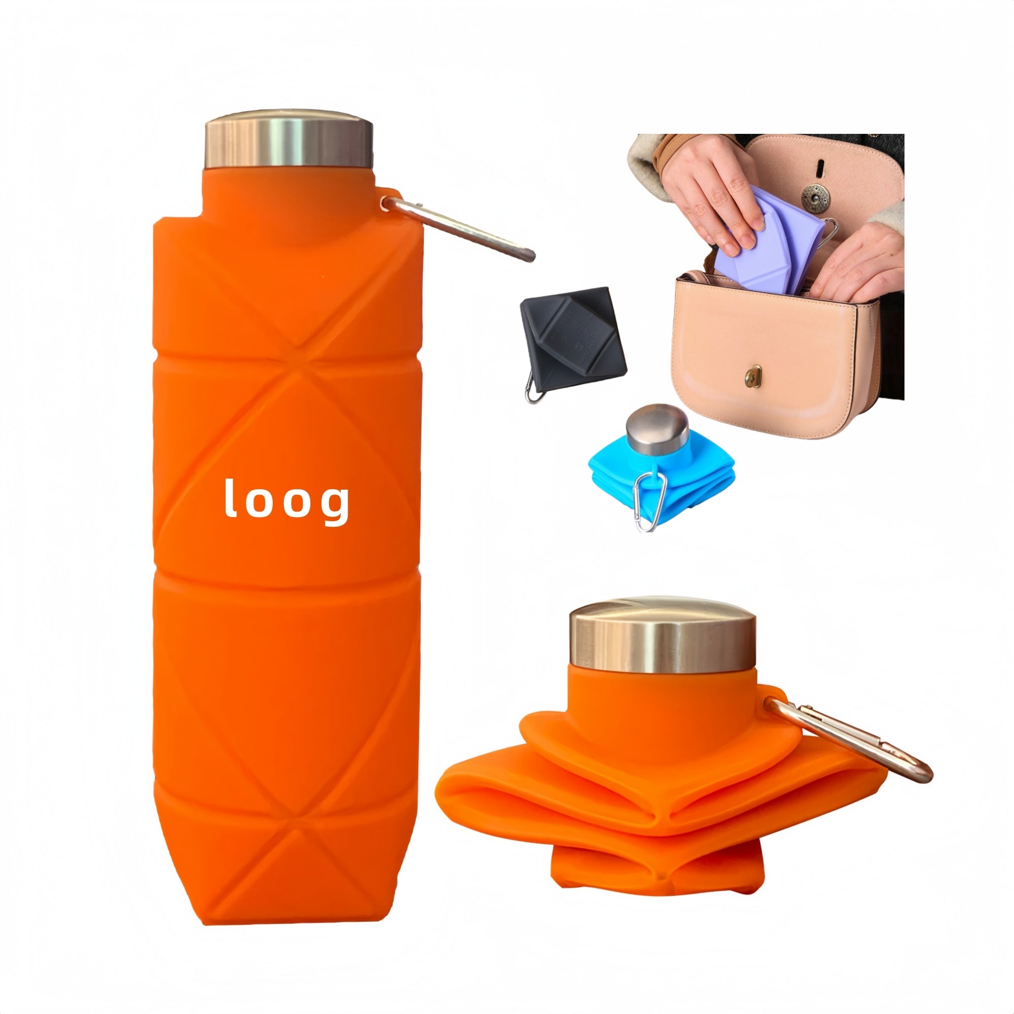 Foldable Silicone Travel Water Bottle