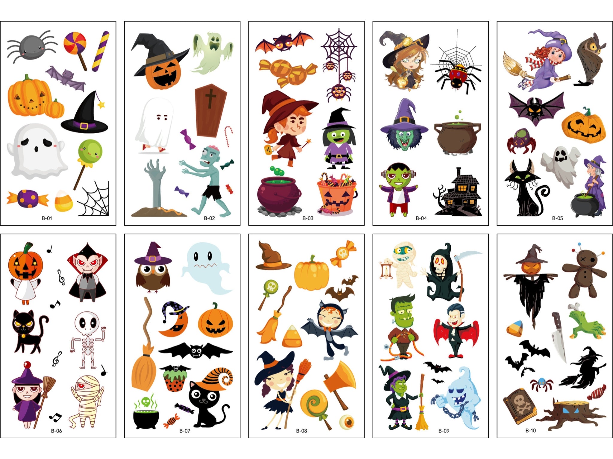 Diverse Themes Temporary Tattoo Stickers