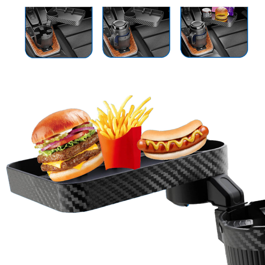 Adjustable Car Cup Holder Tray