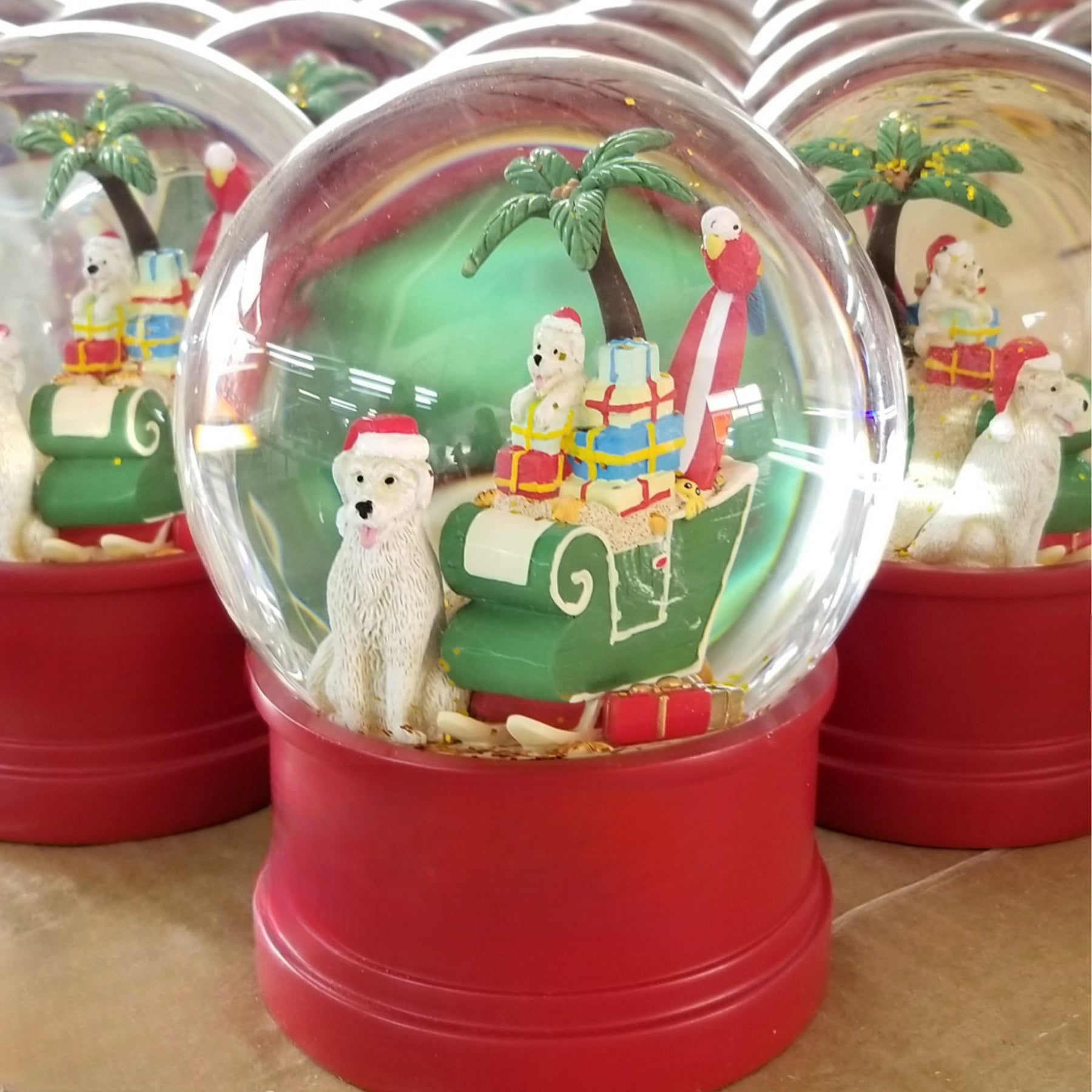 Cartoon Resin Snowflake Balls