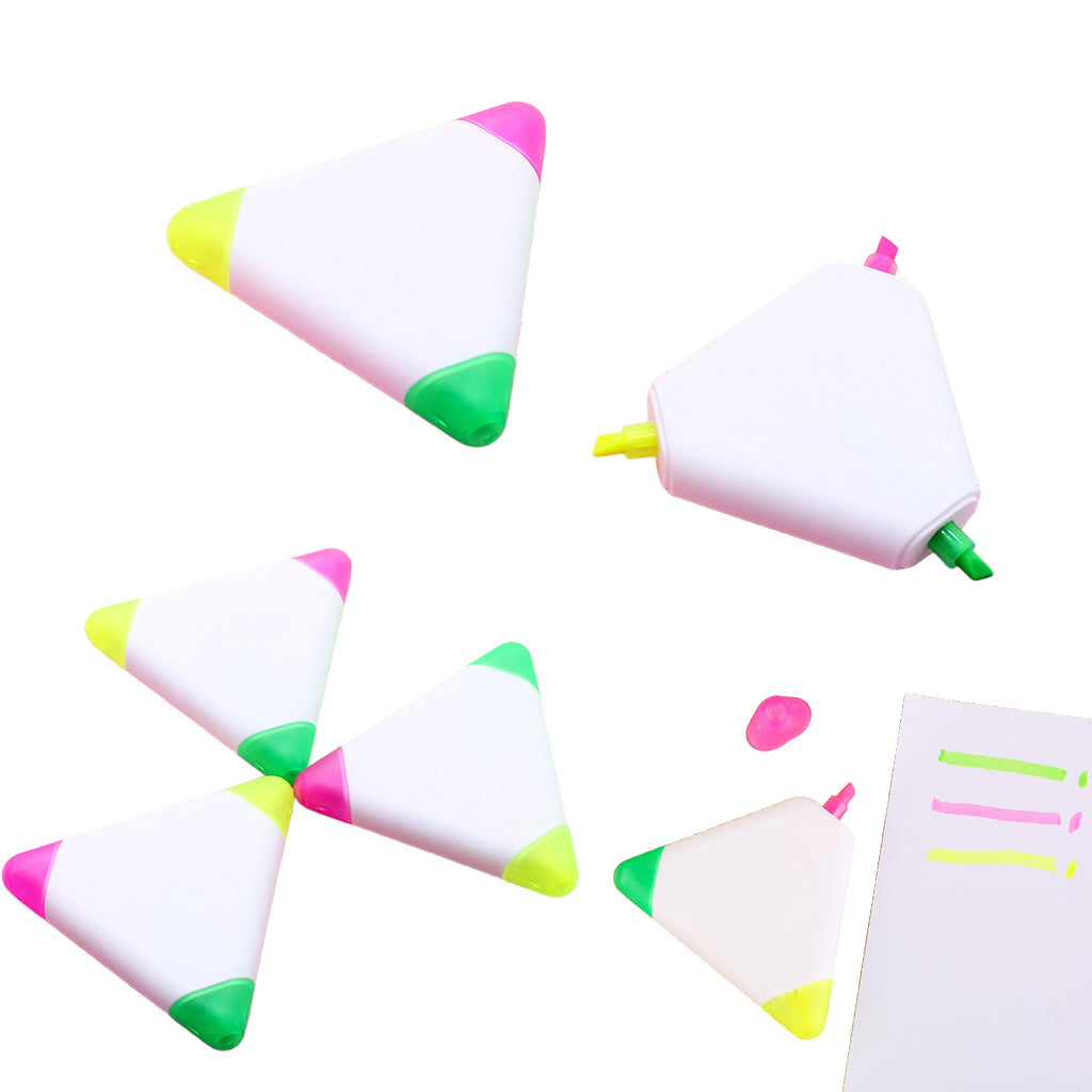 Triangular Highlighters-Marker Pens For Note Taking
