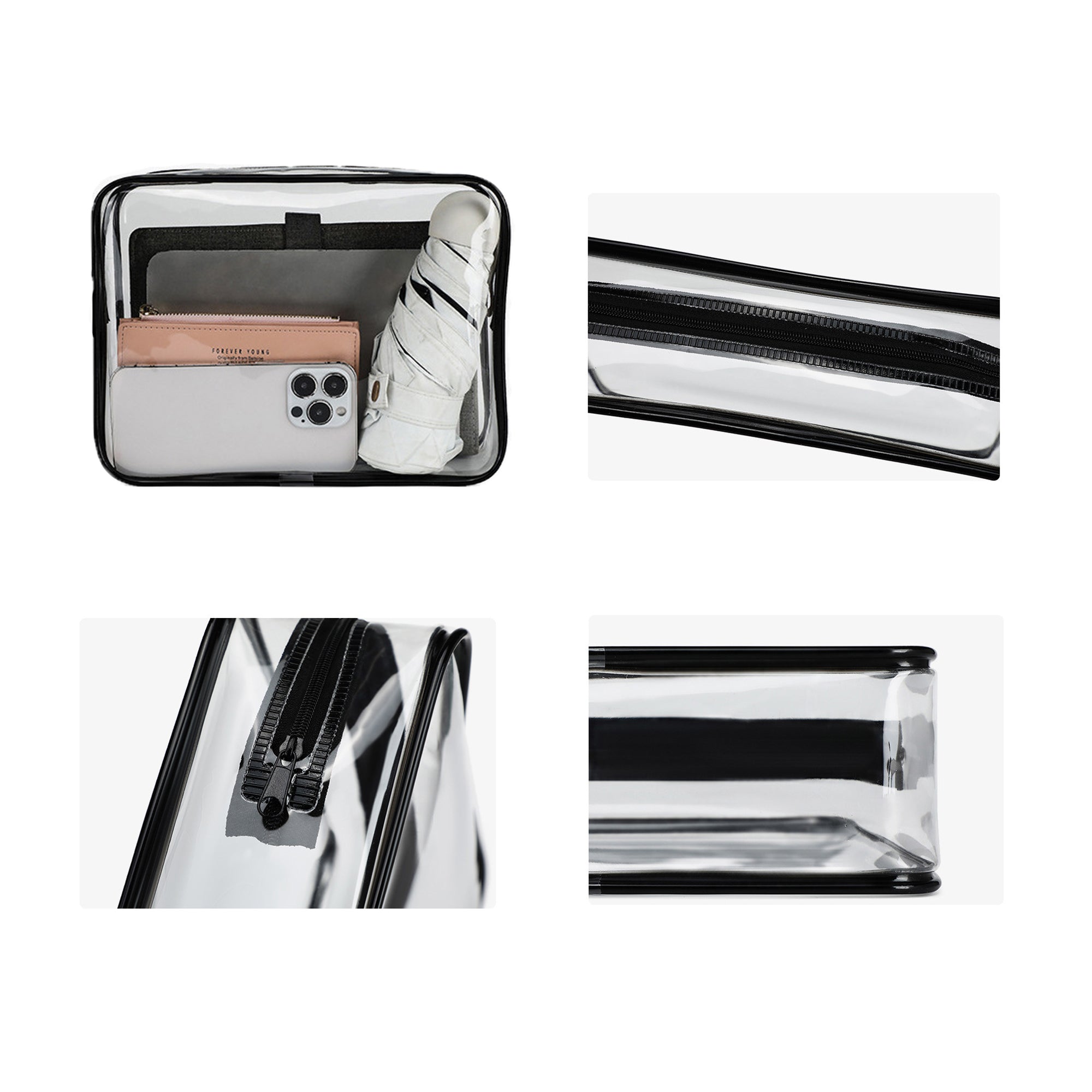 Clear PVC Travel Toiletry Bag