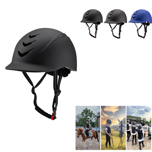 ASTM Cert Equestrian Helmet Unisex Ventilated Horse Riding