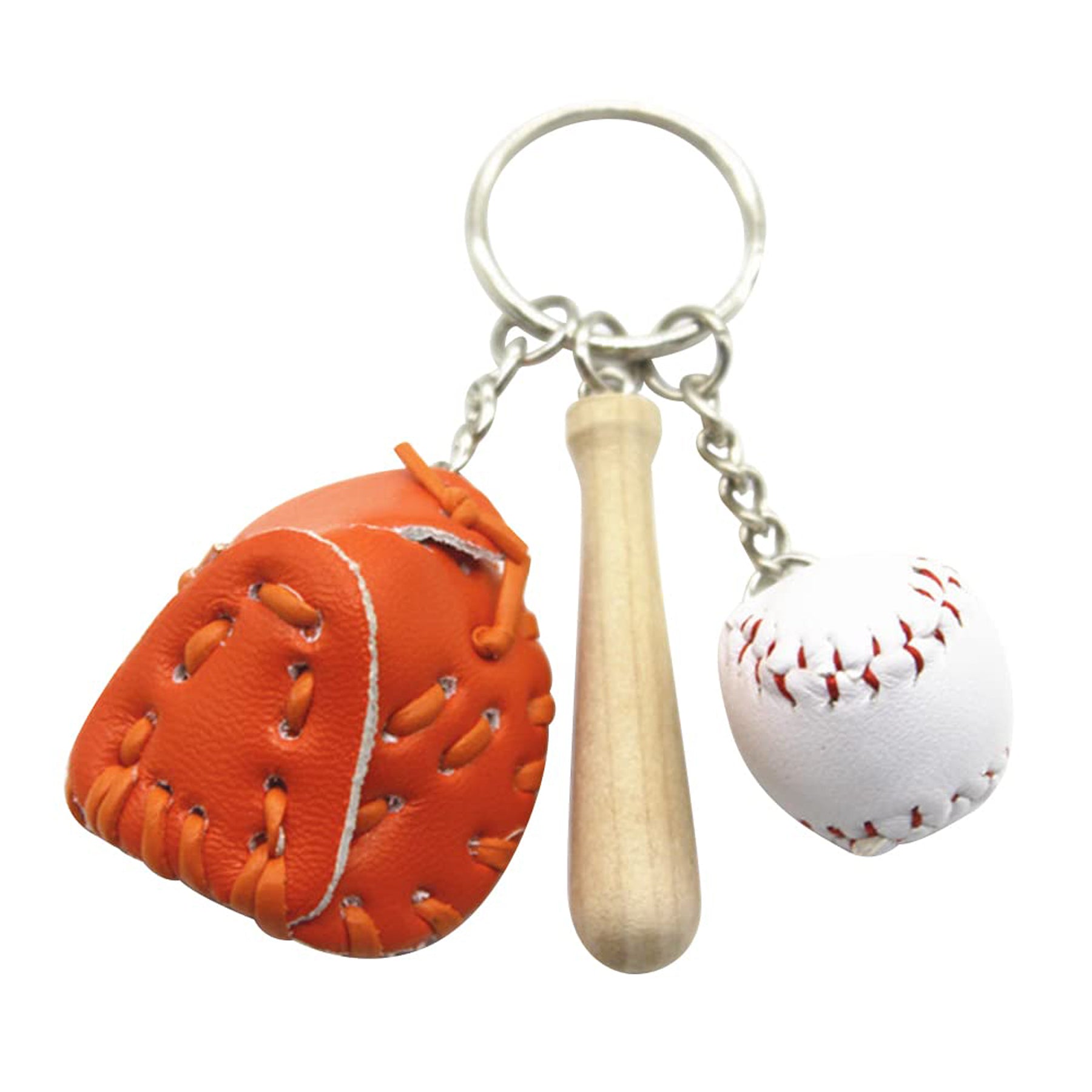Baseball-Shaped Key Chain