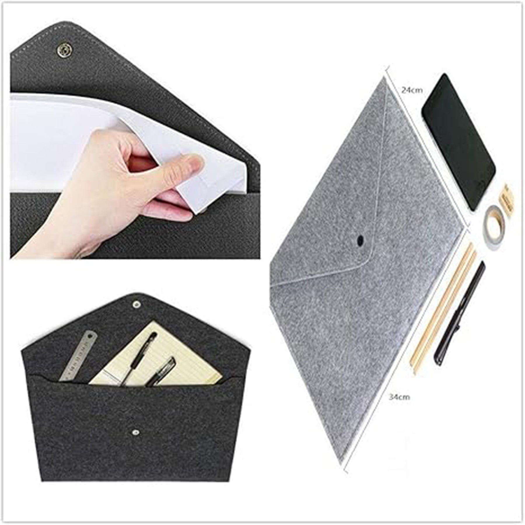 A4 Felt Envelope Pouch